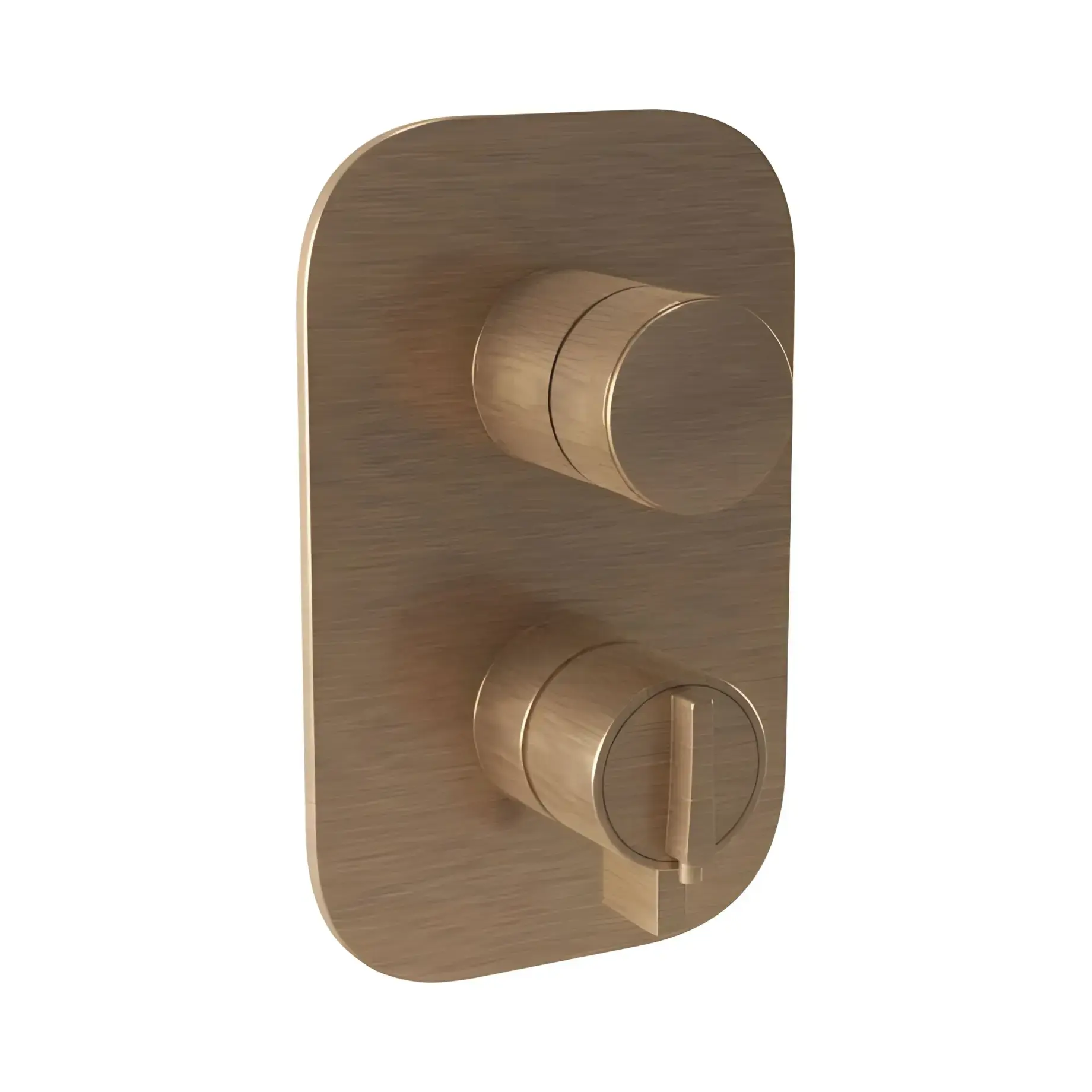 Термостат для душу Kobuk Bugnatese 2253BR Bronze — вид на білому тлі