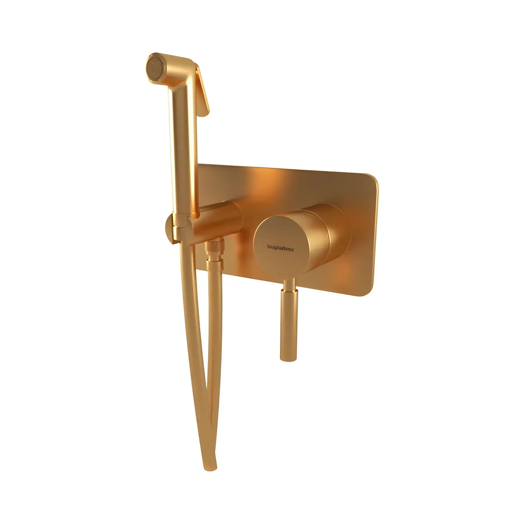 Гігієнічний душ Kobuk Bugnatese 2266OS Gold Brushed — вид на білому тлі