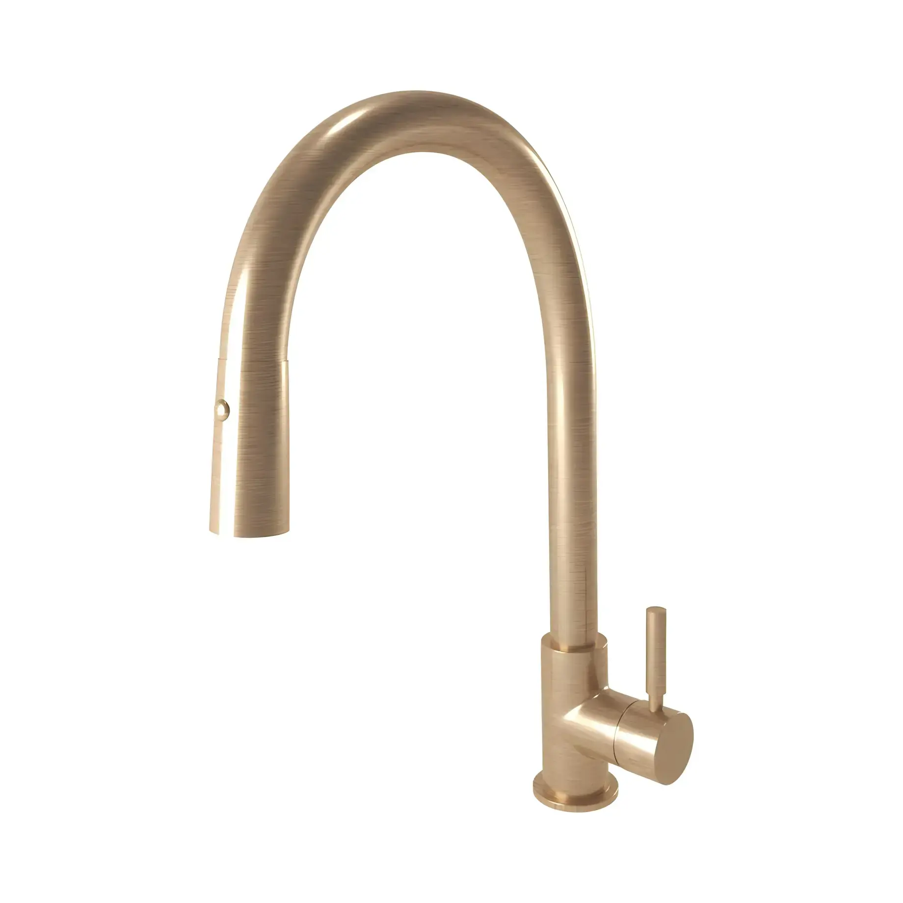 Змішувач для кухні Kobuk Bugnatese 2270BR Bronze — вид на білому тлі