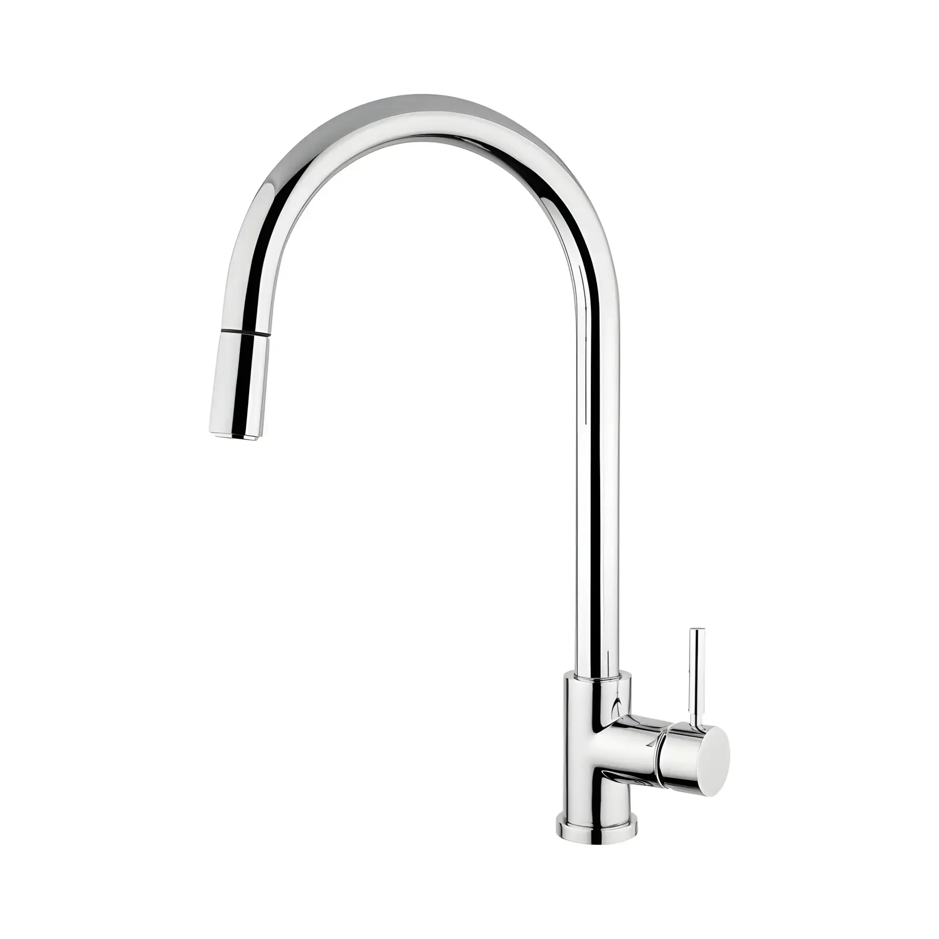 Змішувач для кухні Kobuk Bugnatese 2270CR Chrome — вид на білому тлі