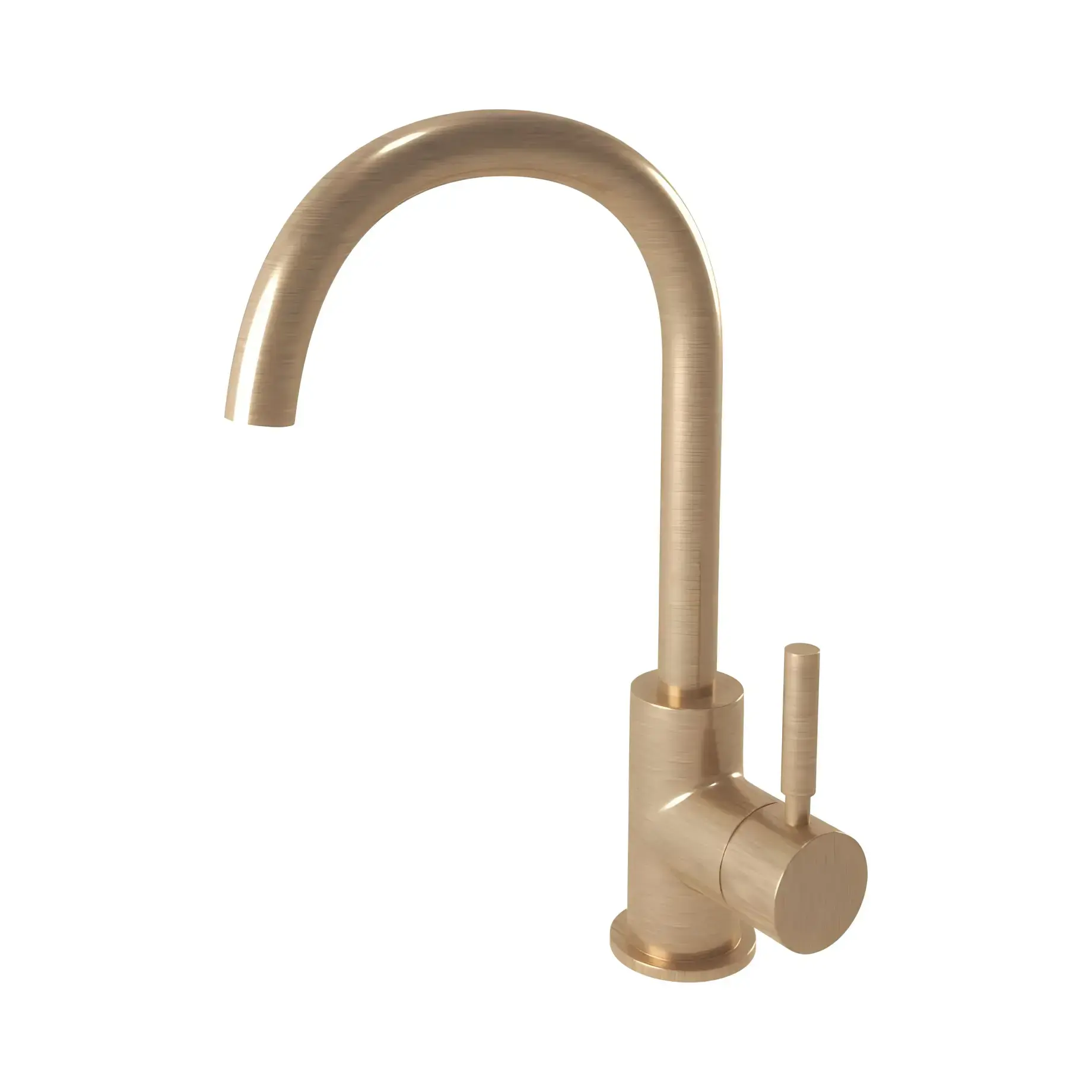 Змішувач для кухні Kobuk Bugnatese 2282BR Bronze — вид на білому тлі