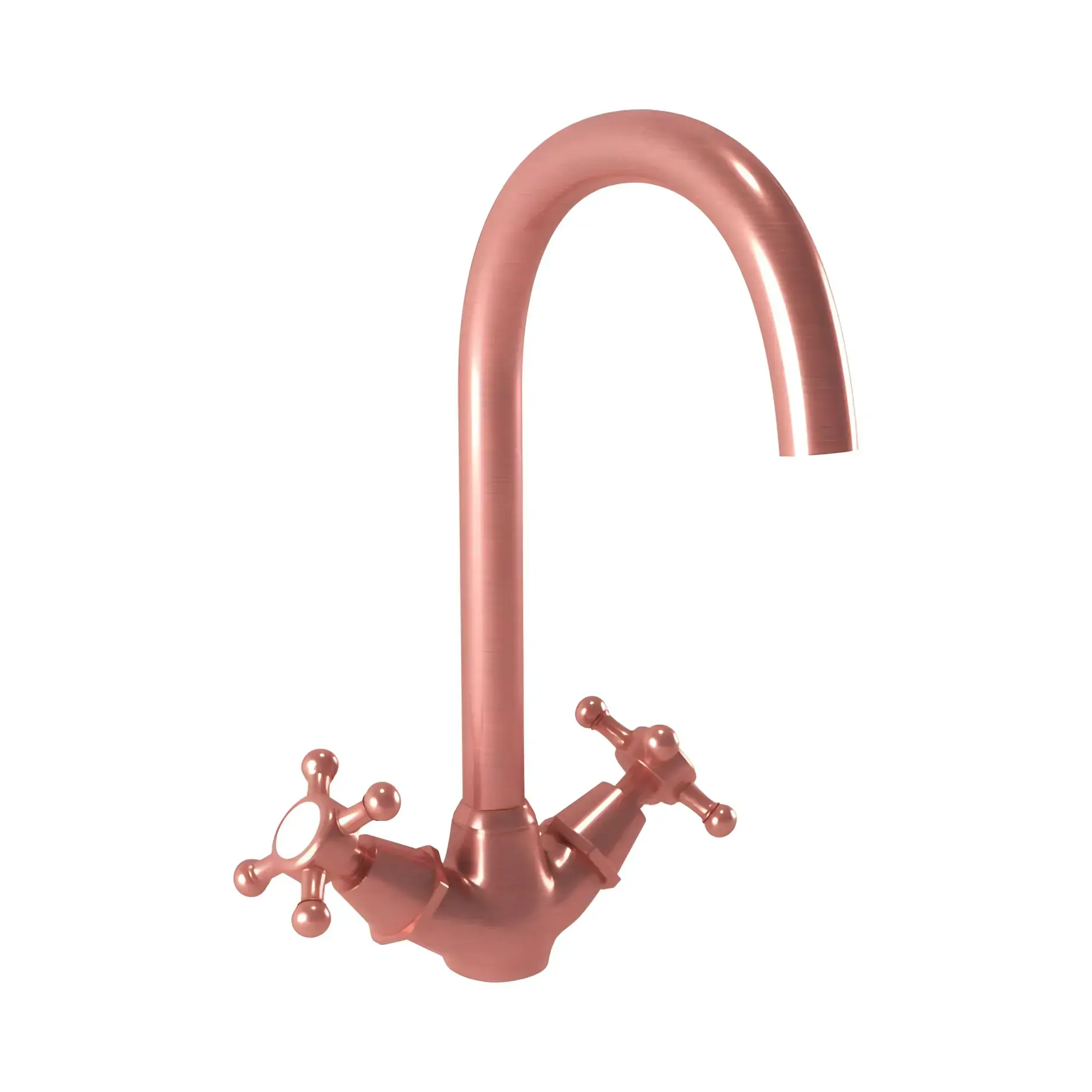 Змішувач для кухні Lady Bugnatese 951RA Copper — вид на білому тлі