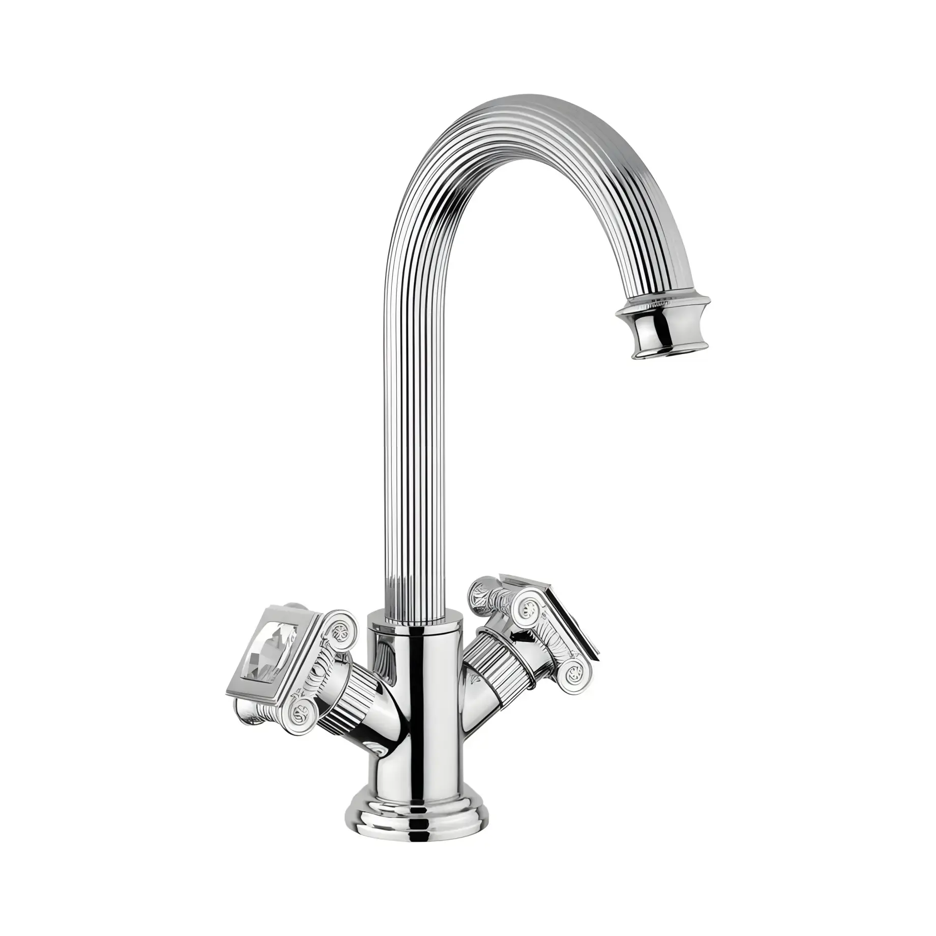 Змішувач для кухні Olympia Bugnatese 8451CR Chrome — вид на білому тлі