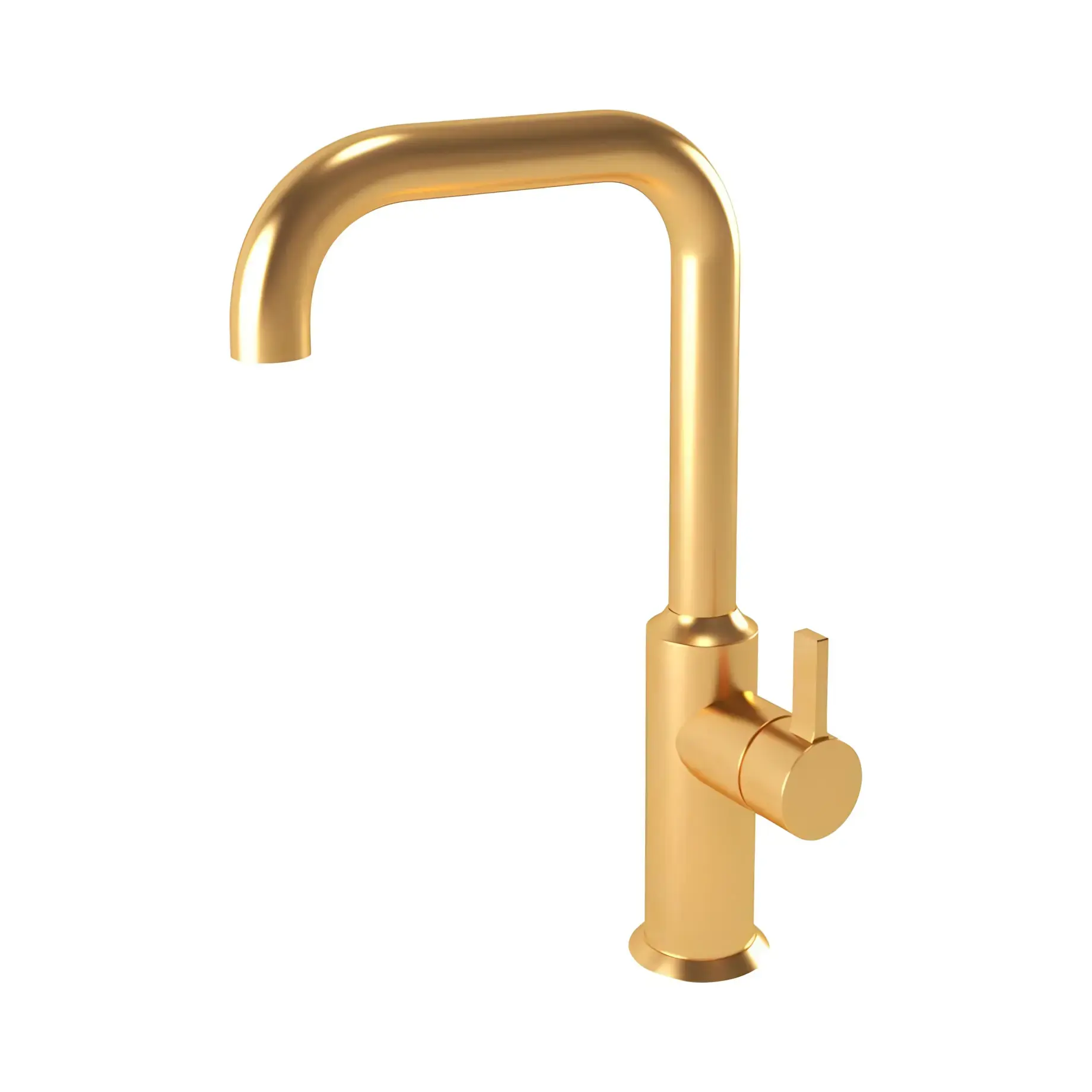 Змішувач для кухні Orion Bugnatese 5682OS Gold Brushed — вид на білому тлі