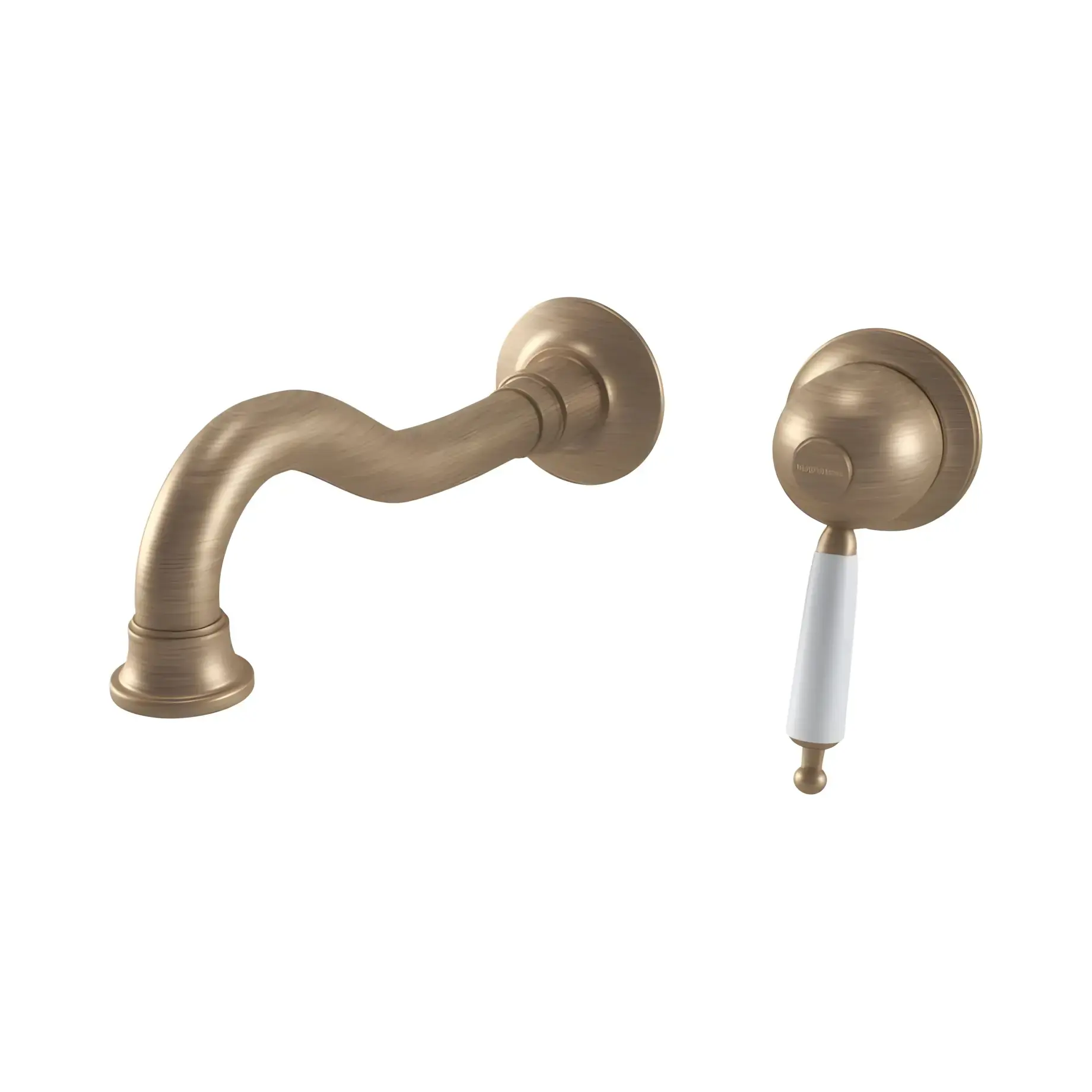 Змішувач для раковини Oxford Bugnatese 6345SCBO Matt Bronze — вид на білому тлі