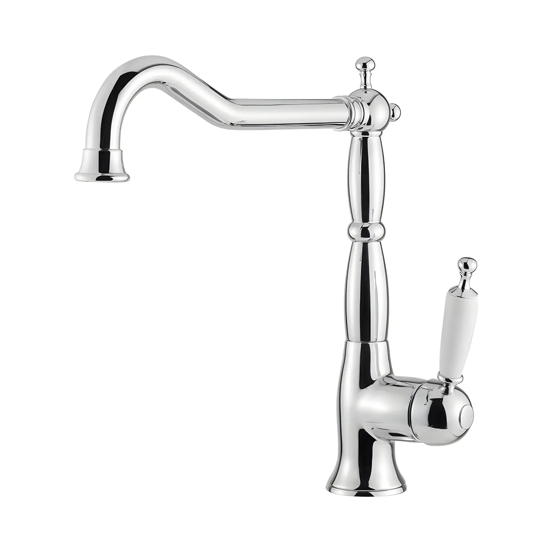 Змішувач для кухні Oxford Bugnatese 6382HCR Chrome — вид на білому тлі