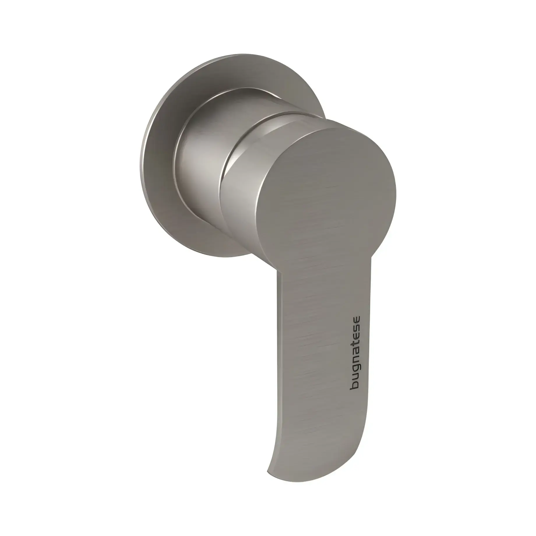 Змішувач для душу Tess Bugnatese 9630NS Nickel Brushed — вид на білому тлі