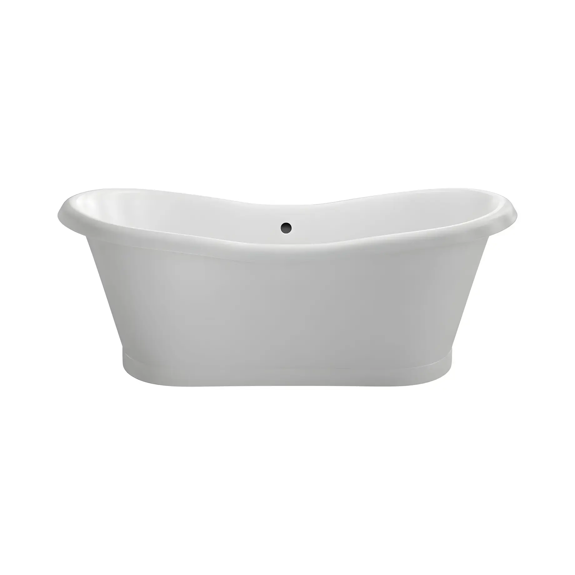 Ванна Admiral Burlington ET6C Gloss White 177.5 х 88.5 см — вид на білому тлі