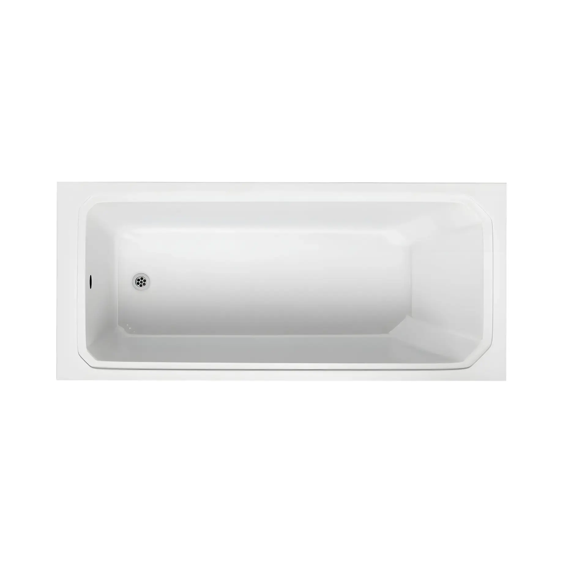 Ванна Arundel Burlington E30 Gloss White 170 х 75 см — вид на білому тлі