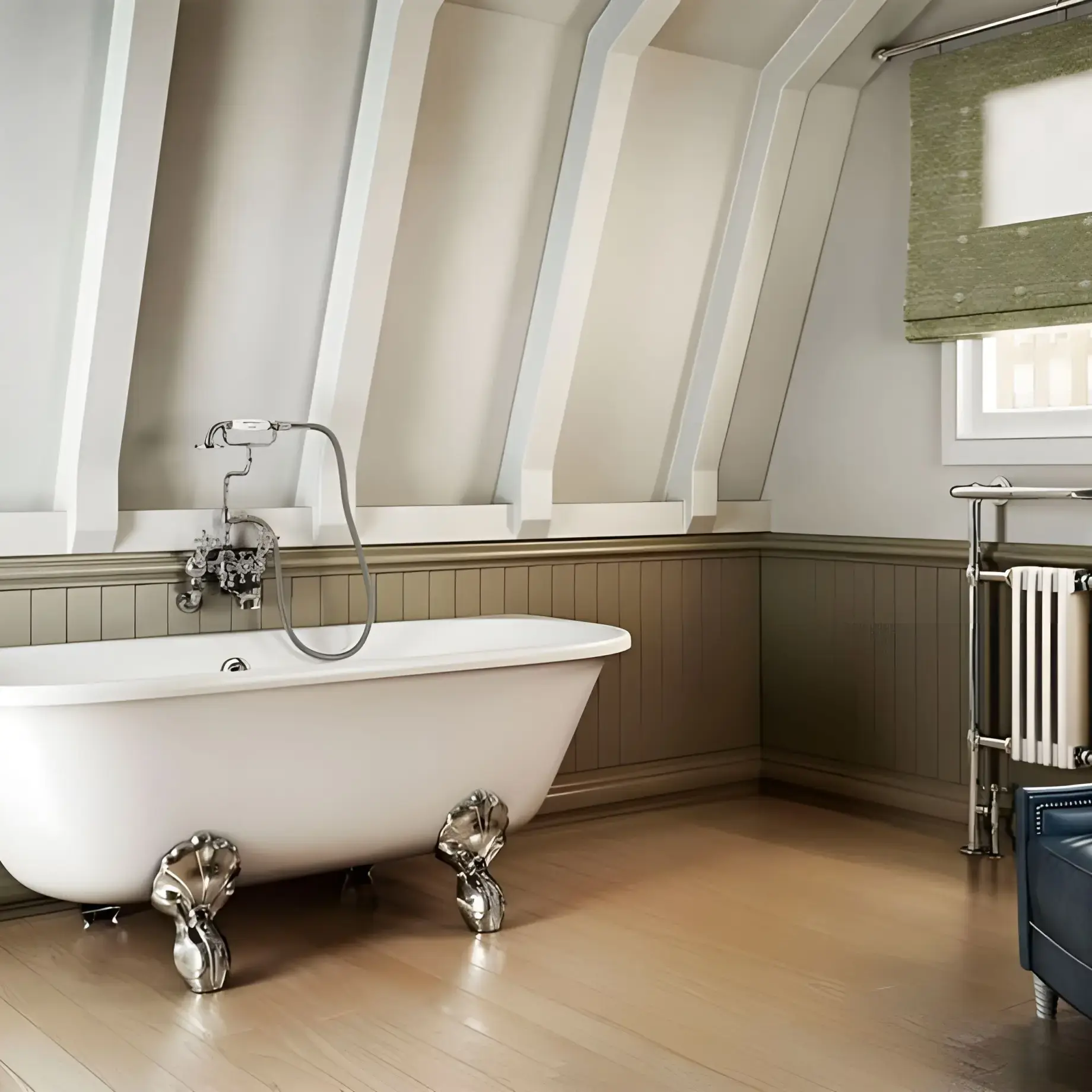 Ванна Avantgarde Burlington T12D + L1C — бічний ракурс