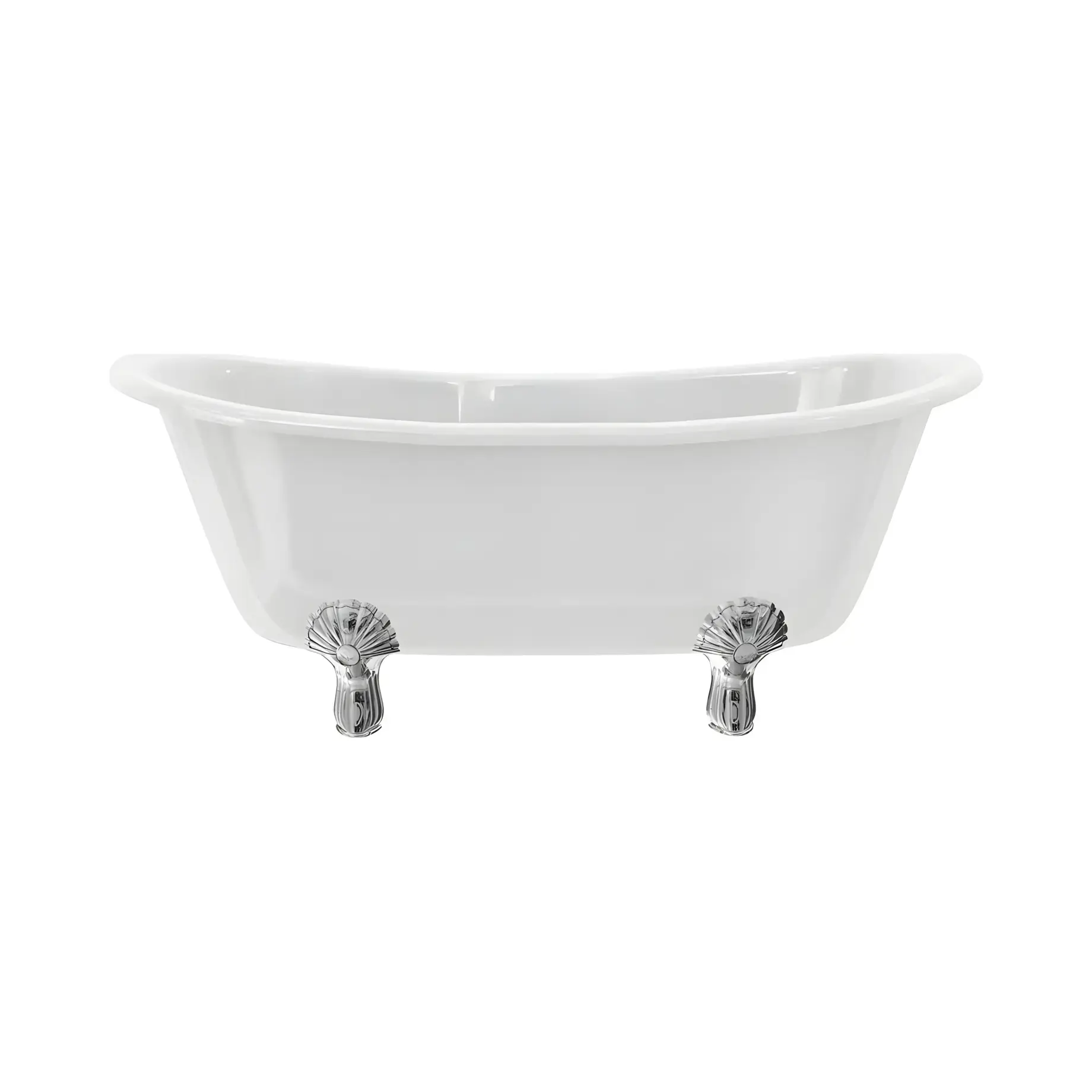 Ванна Bateau Burlington T10F + E10 CHR — вид на білому тлі