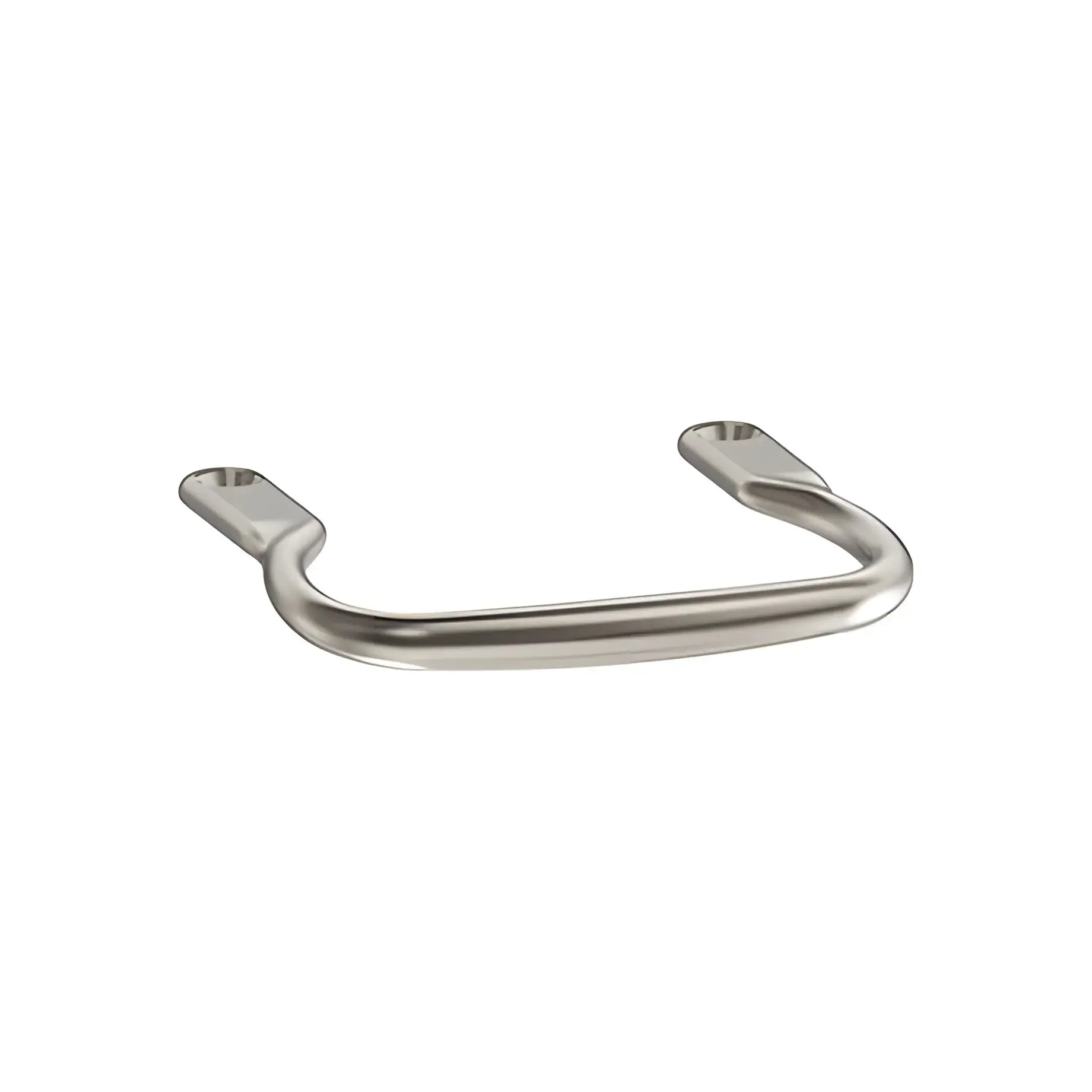 Ручка для сидіння унітаза Burlington A51BNKL Brushed Nickel — вид на білому тлі