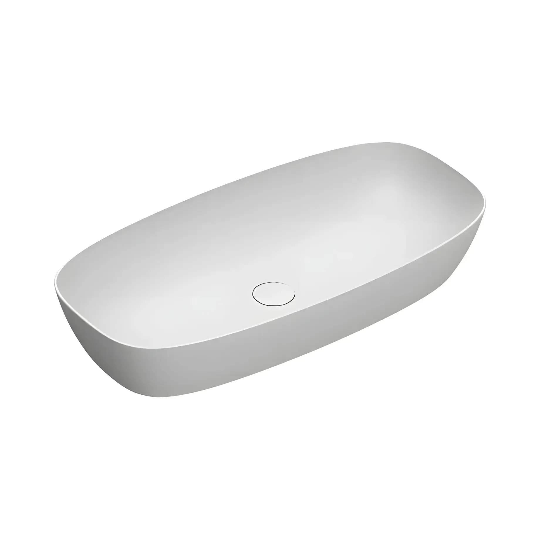 Умивальник Alvea Catalano 0622800021 Satin white 80 х 40 см — вид на білому тлі