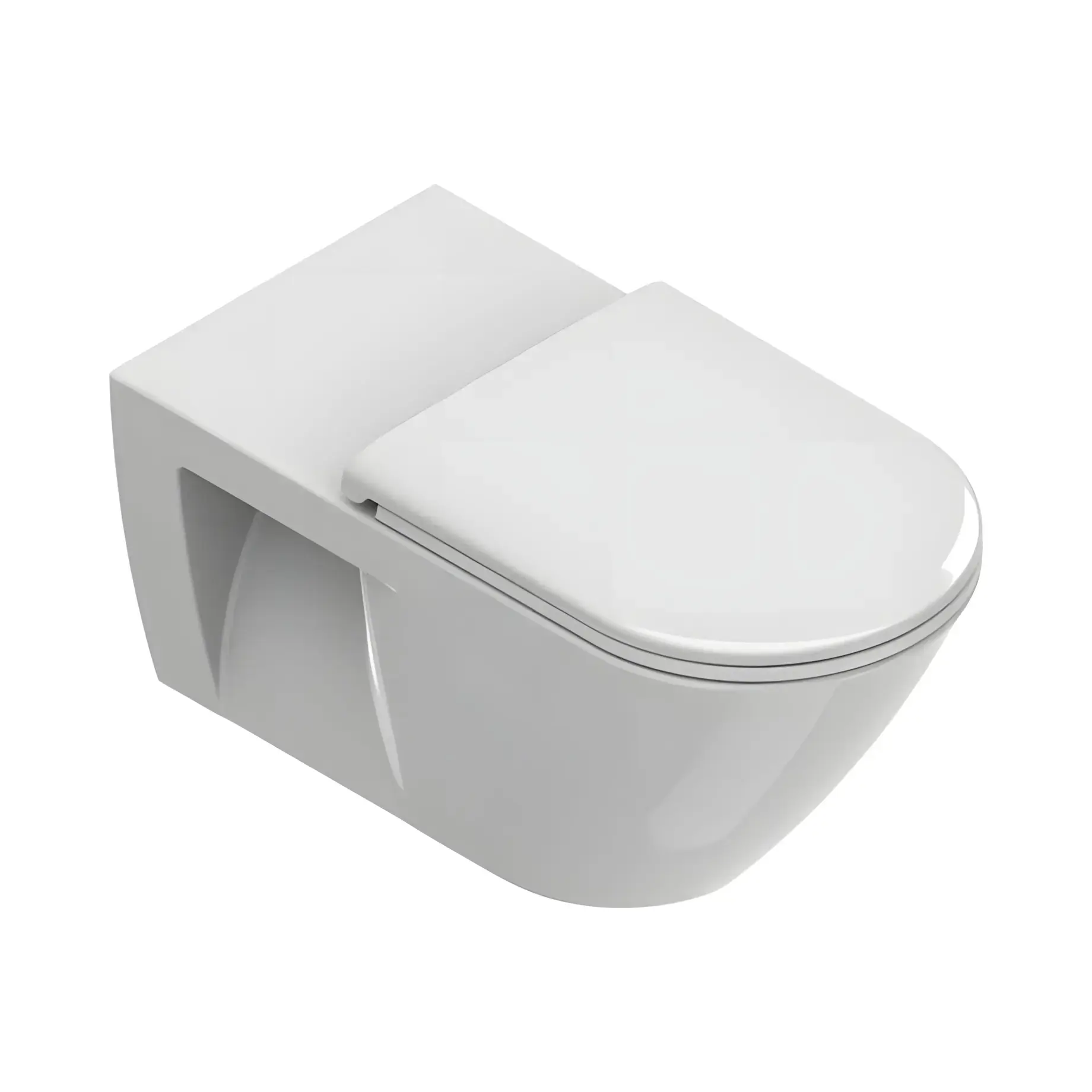Унітаз підвісний Comfort Catalano 0911700001 + 0951500001 Bianco Lucido 70 х 36 см — вид на білому тлі