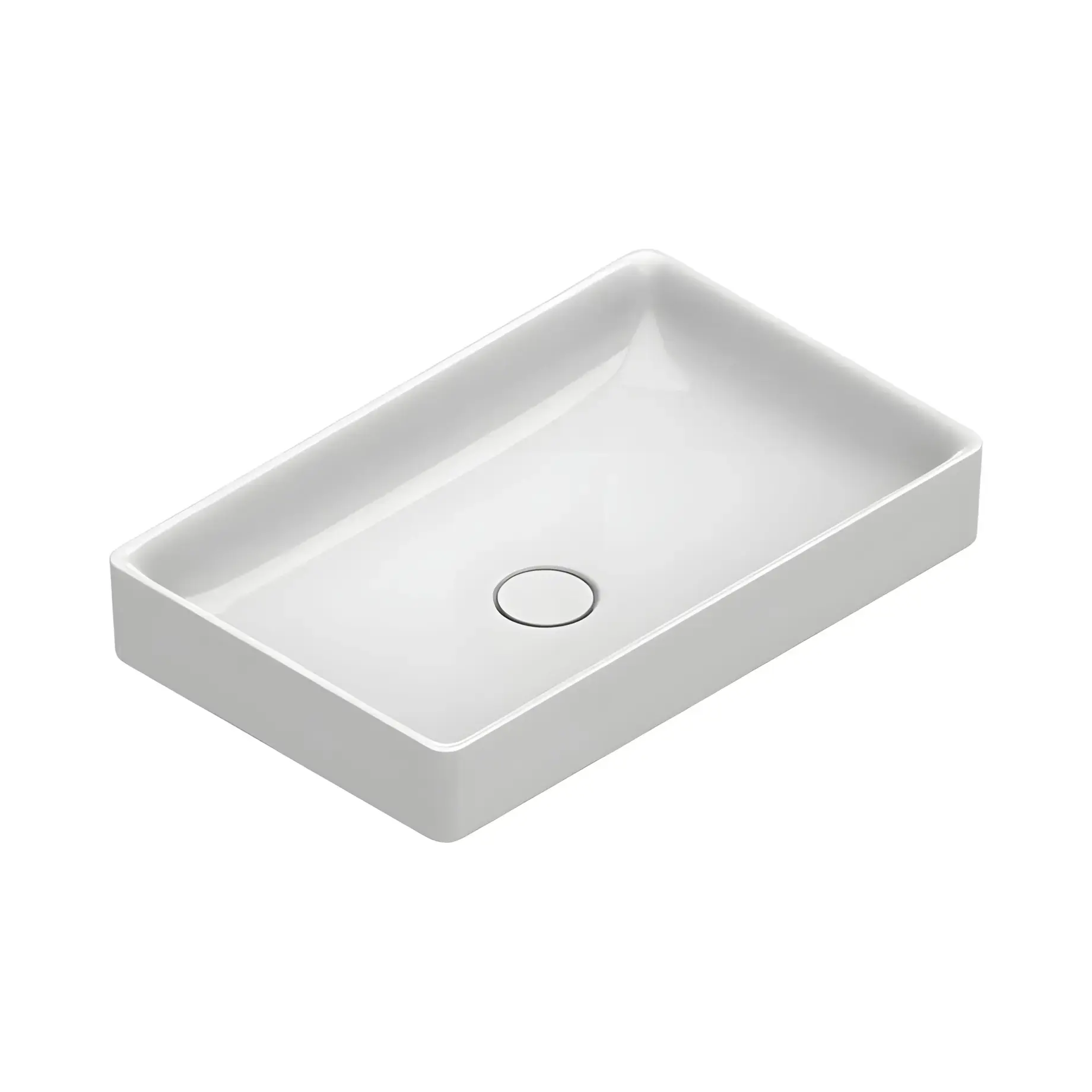 Умивальник Green Catalano 0422600001 Glossy White 60 х 38 см — вид на білому тлі