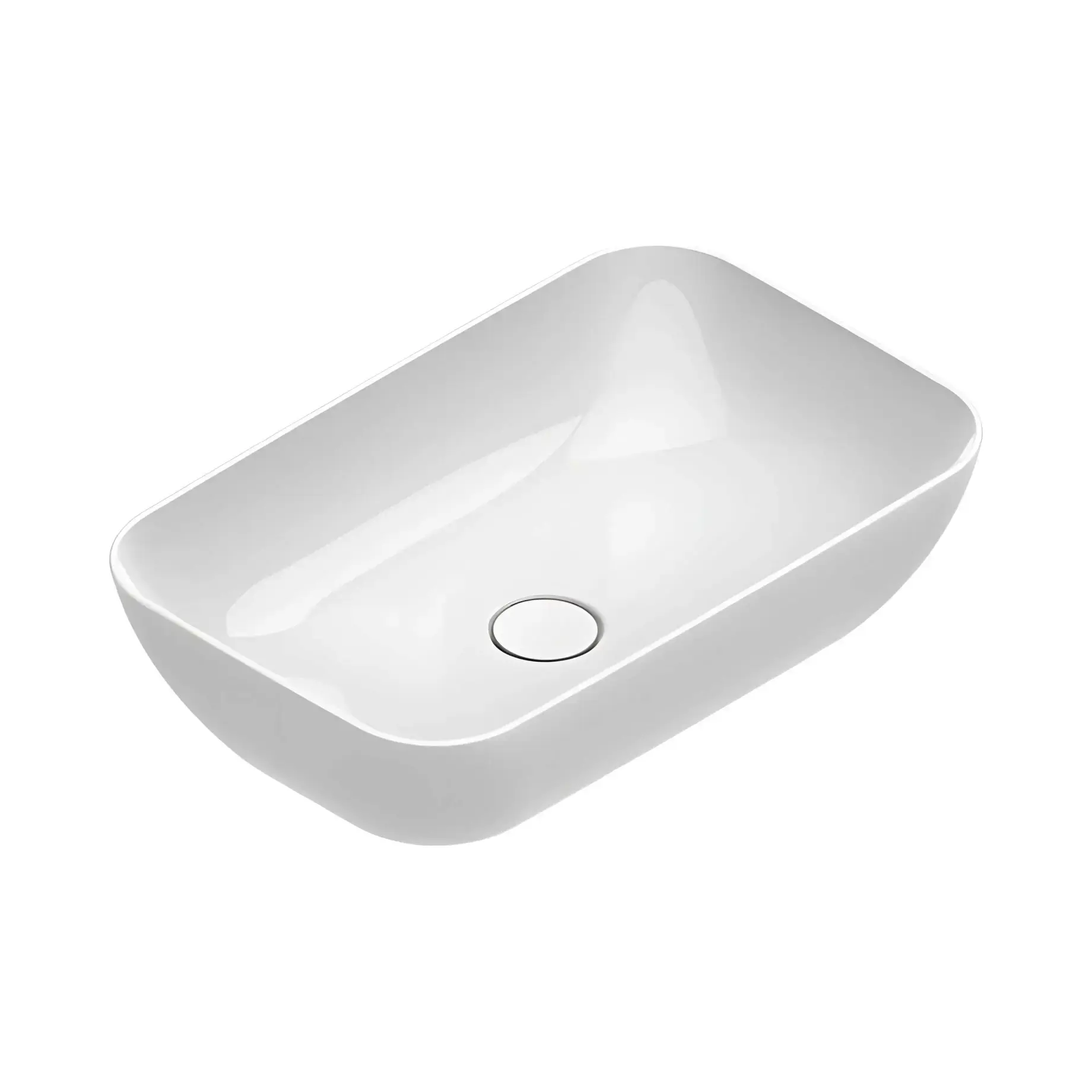 Умивальник Green Catalano 0422610001 Glossy White 60 х 38 см — вид на білому тлі