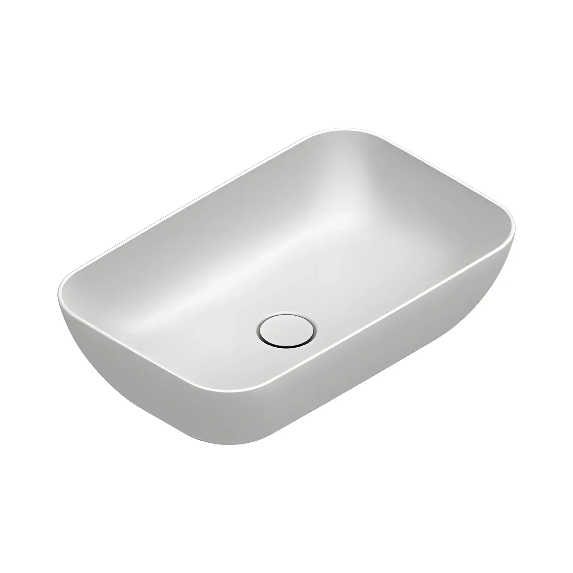 Умивальник Green Catalano 0422610021 Satin white 60 х 38 см — вид на білому тлі