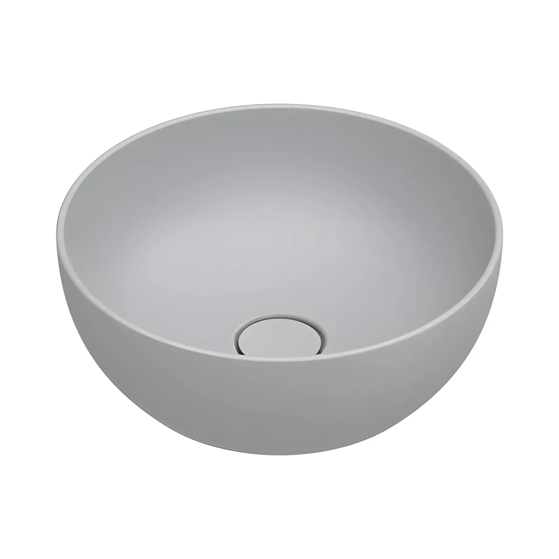 Умивальник Green Catalano 0423400023 Satin Cement — вид на білому тлі
