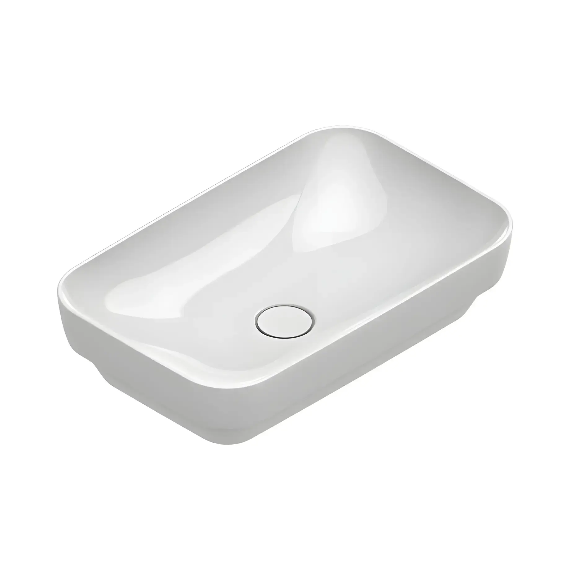 Умивальник Green Catalano 0424600001 Glossy White — вид на білому тлі