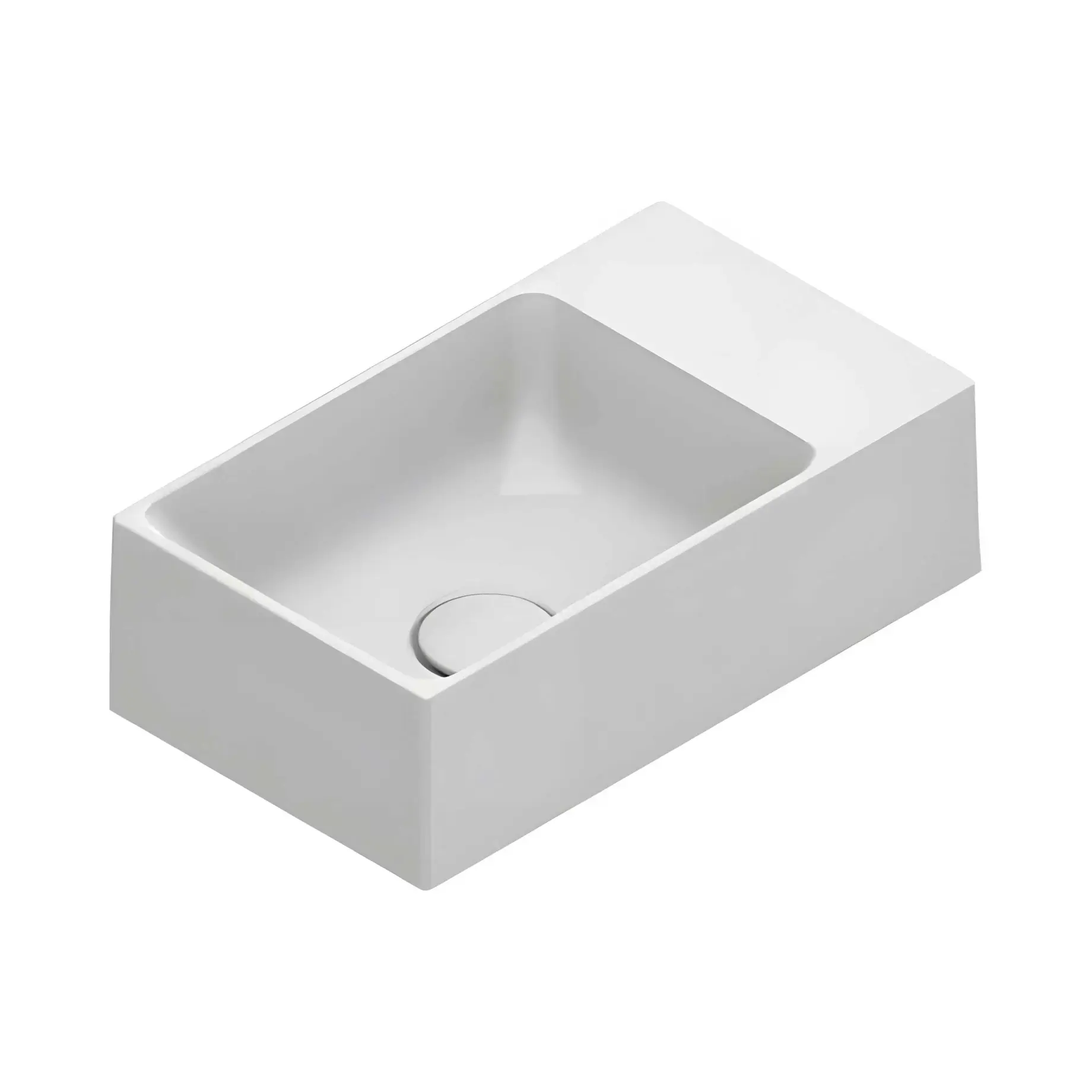 Умивальник Premium Catalano 0220410001 Glossy White — вид на білому тлі