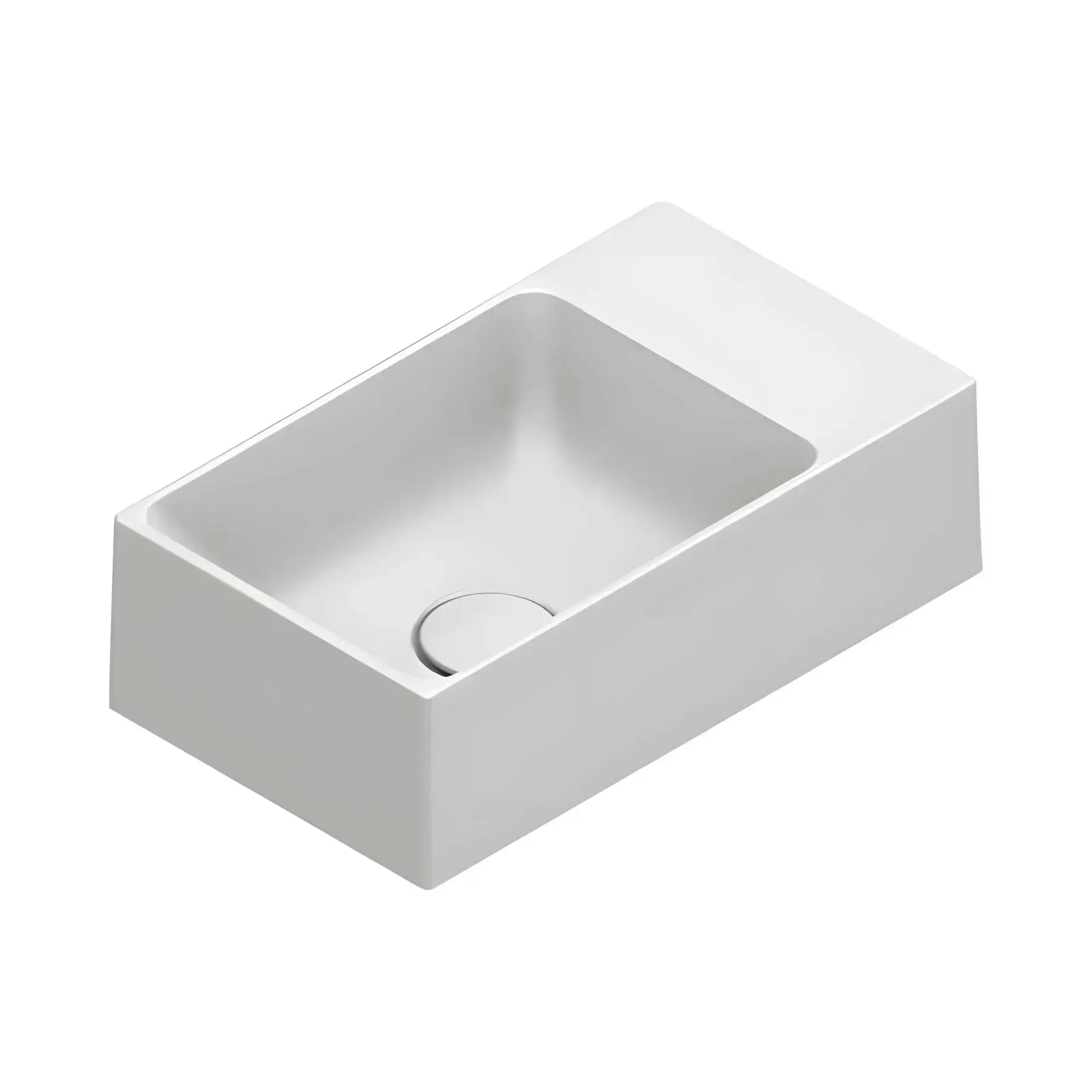 Умивальник Premium Catalano 0220410021 Satin white — вид на білому тлі