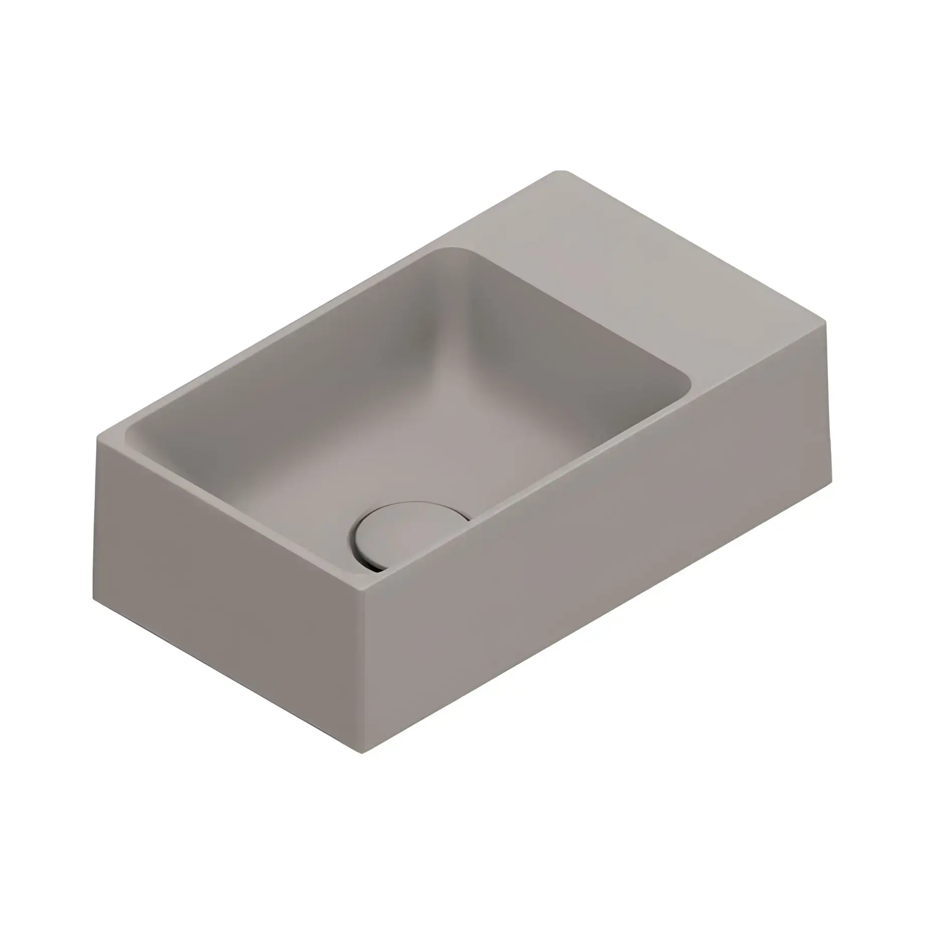 Умивальник Premium Catalano 0220410032 Satin Dove Grey — вид на білому тлі