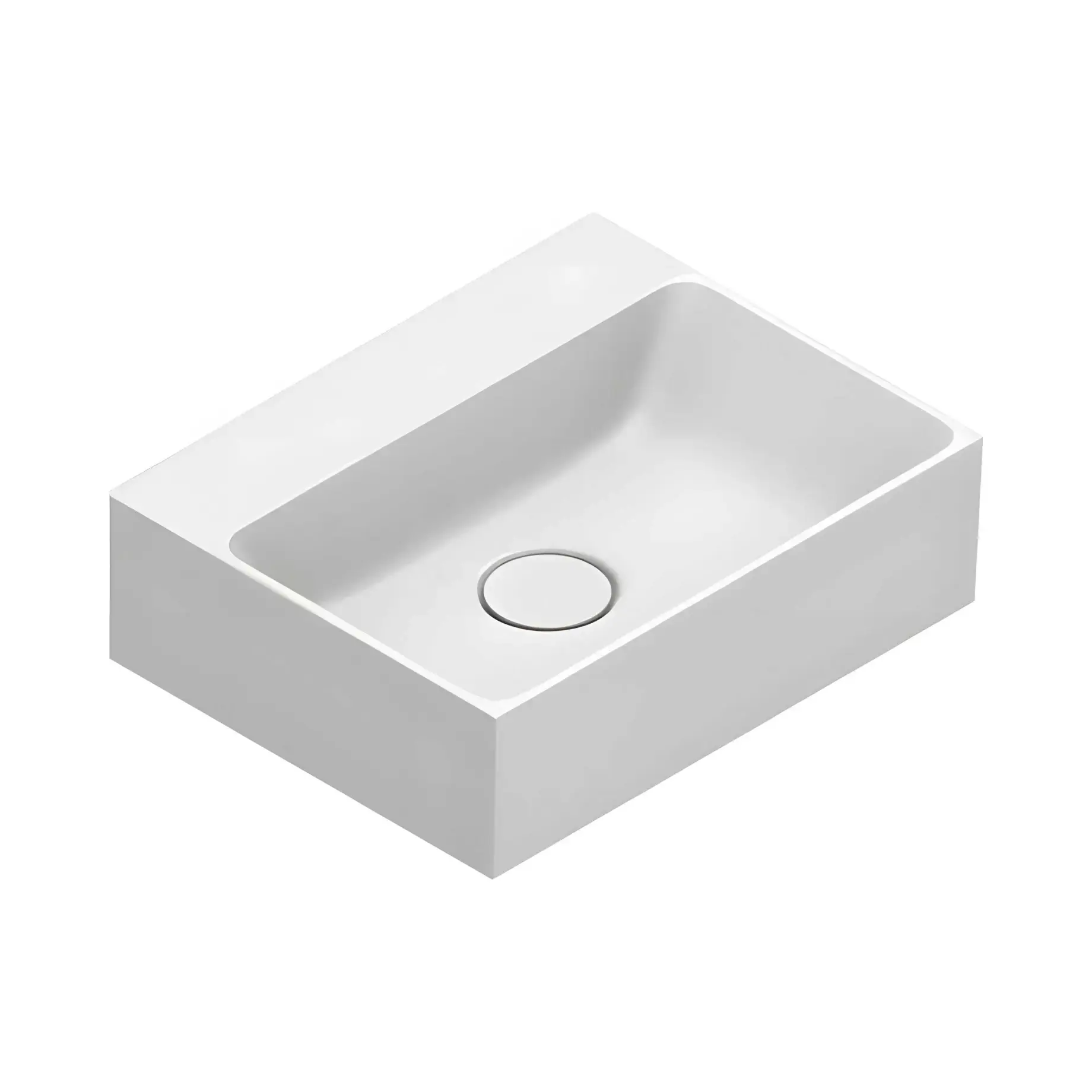 Умивальник Premium Catalano 0220420021 Satin white — вид на білому тлі