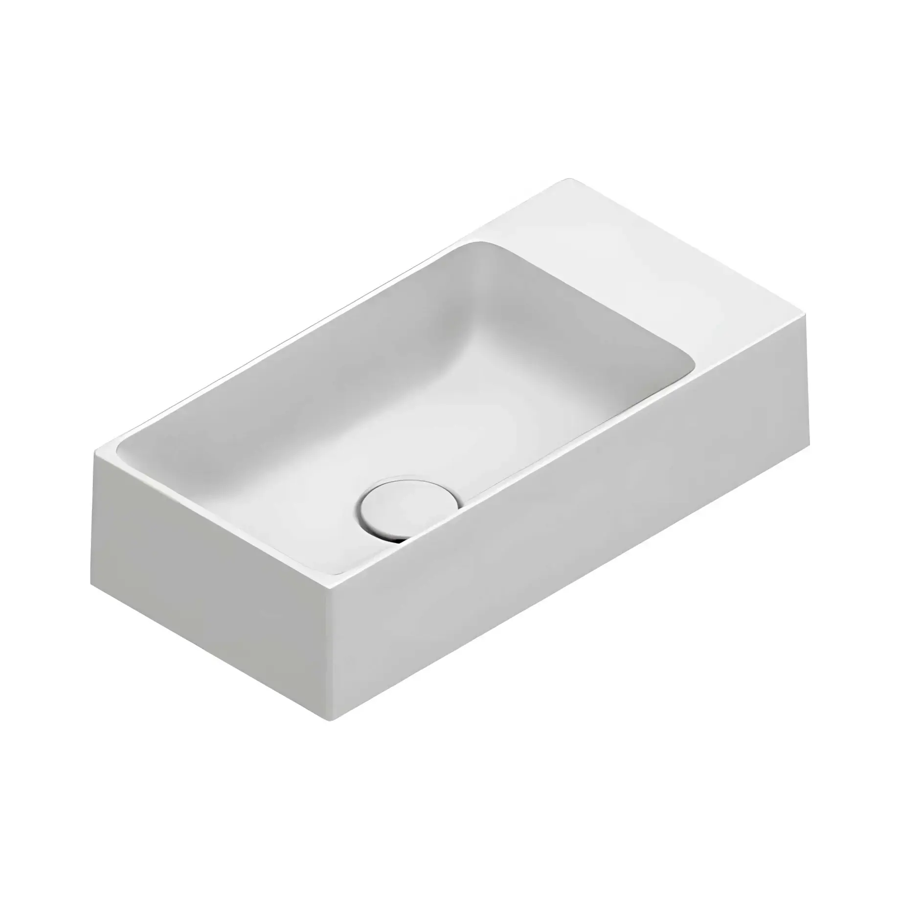 Умивальник Premium Catalano 0220520021 Satin white — вид на білому тлі