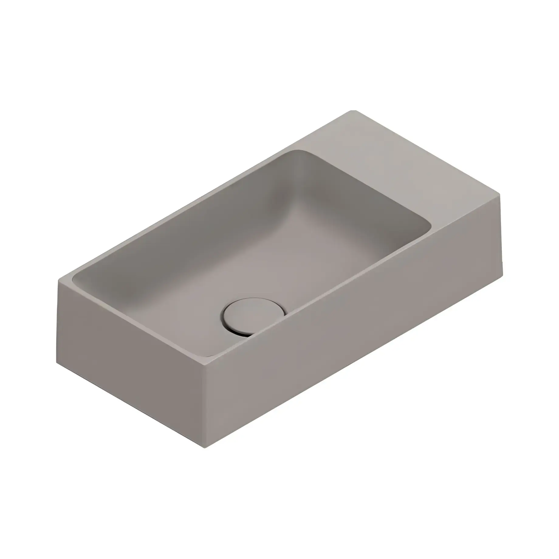 Умивальник Premium Catalano 0220520032 Satin Dove Grey — вид на білому тлі