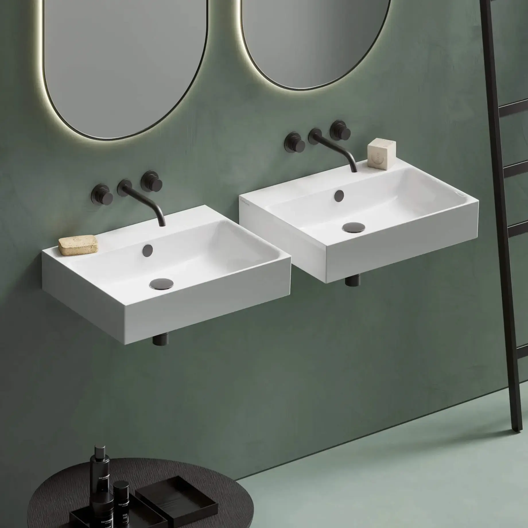 Умивальник Premium Catalano 0220600001 Glossy White — вид згори