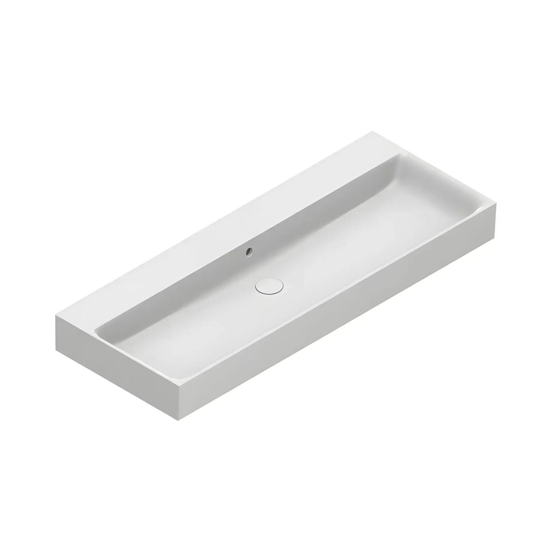Умивальник Premium Catalano 0221200001 Glossy White 120 х 47 см — вид на білому тлі