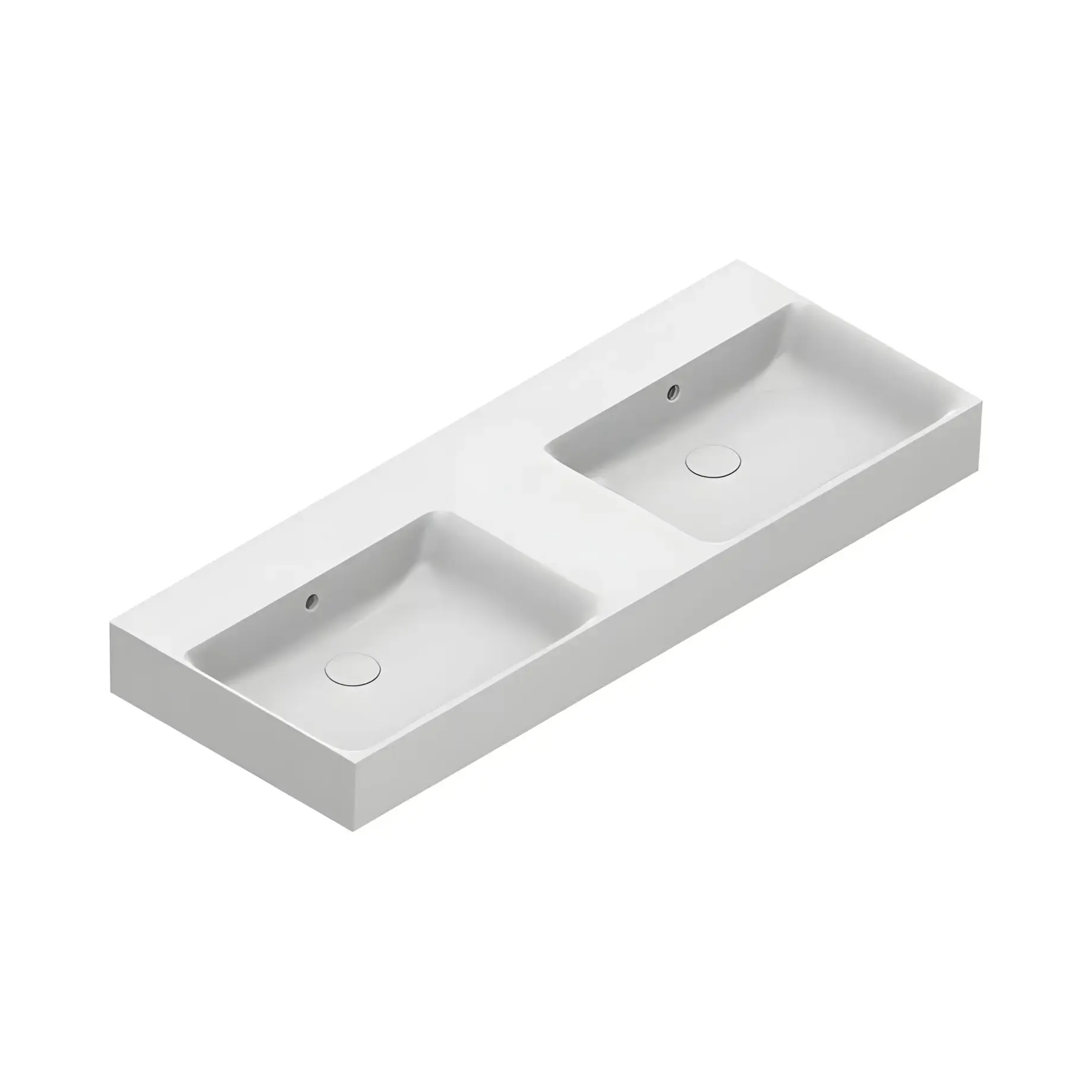 Умивальник Premium Catalano 0221220001 Glossy White 120 х 47 см — вид на білому тлі