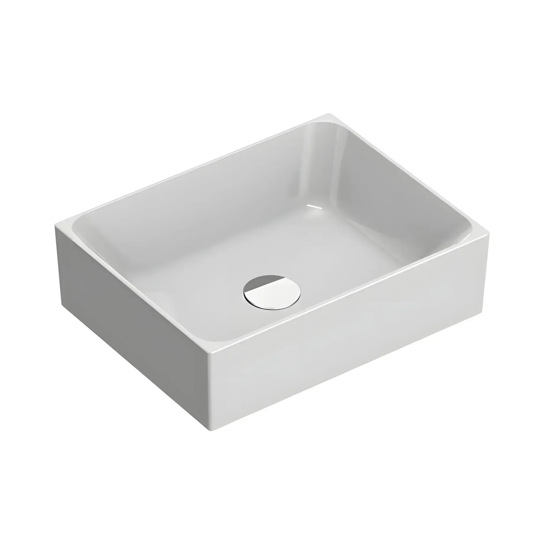 Умивальник Premium Catalano 0222450001 Glossy White — вид на білому тлі