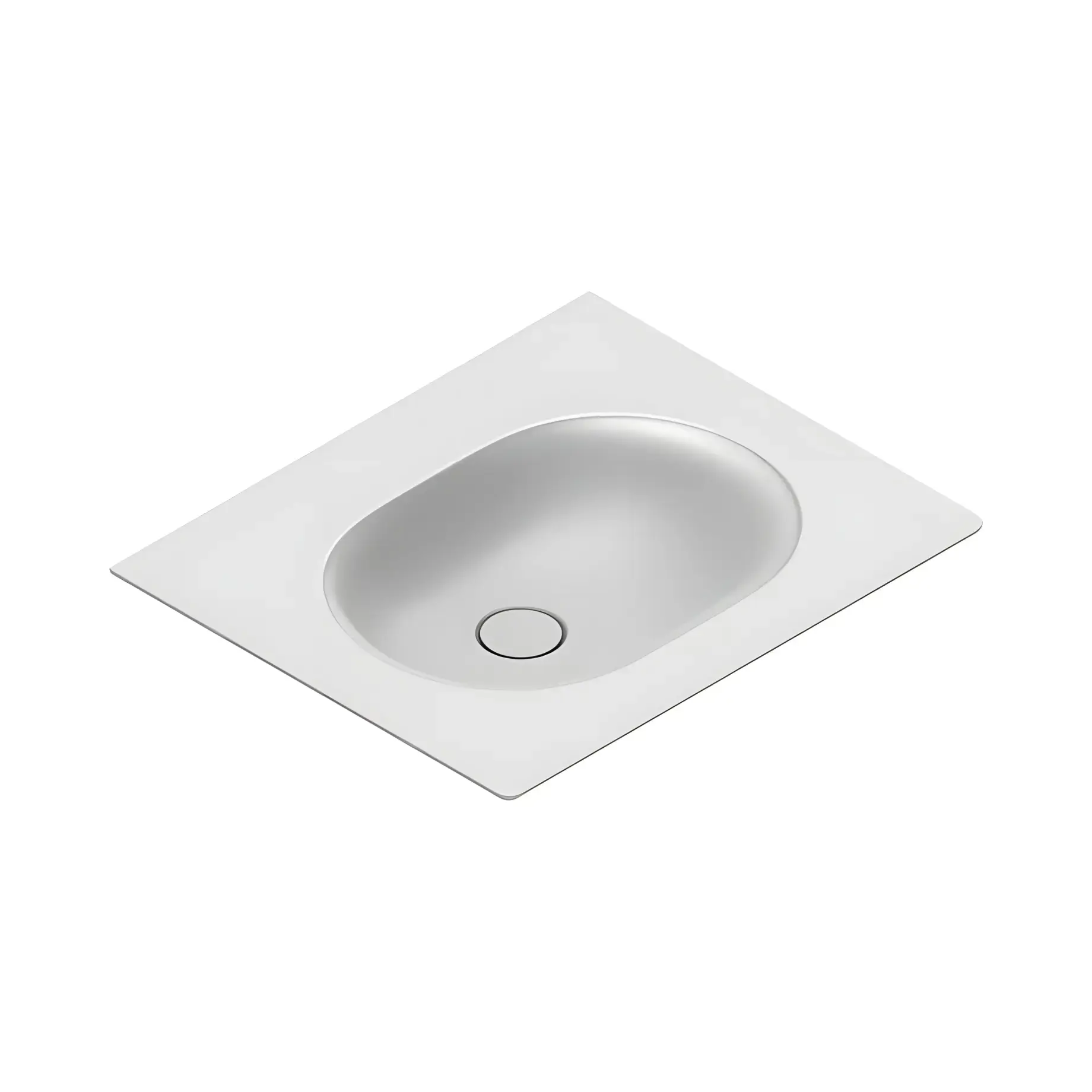 Умивальник Sfera Catalano 0520610021 Satin white — вид на білому тлі