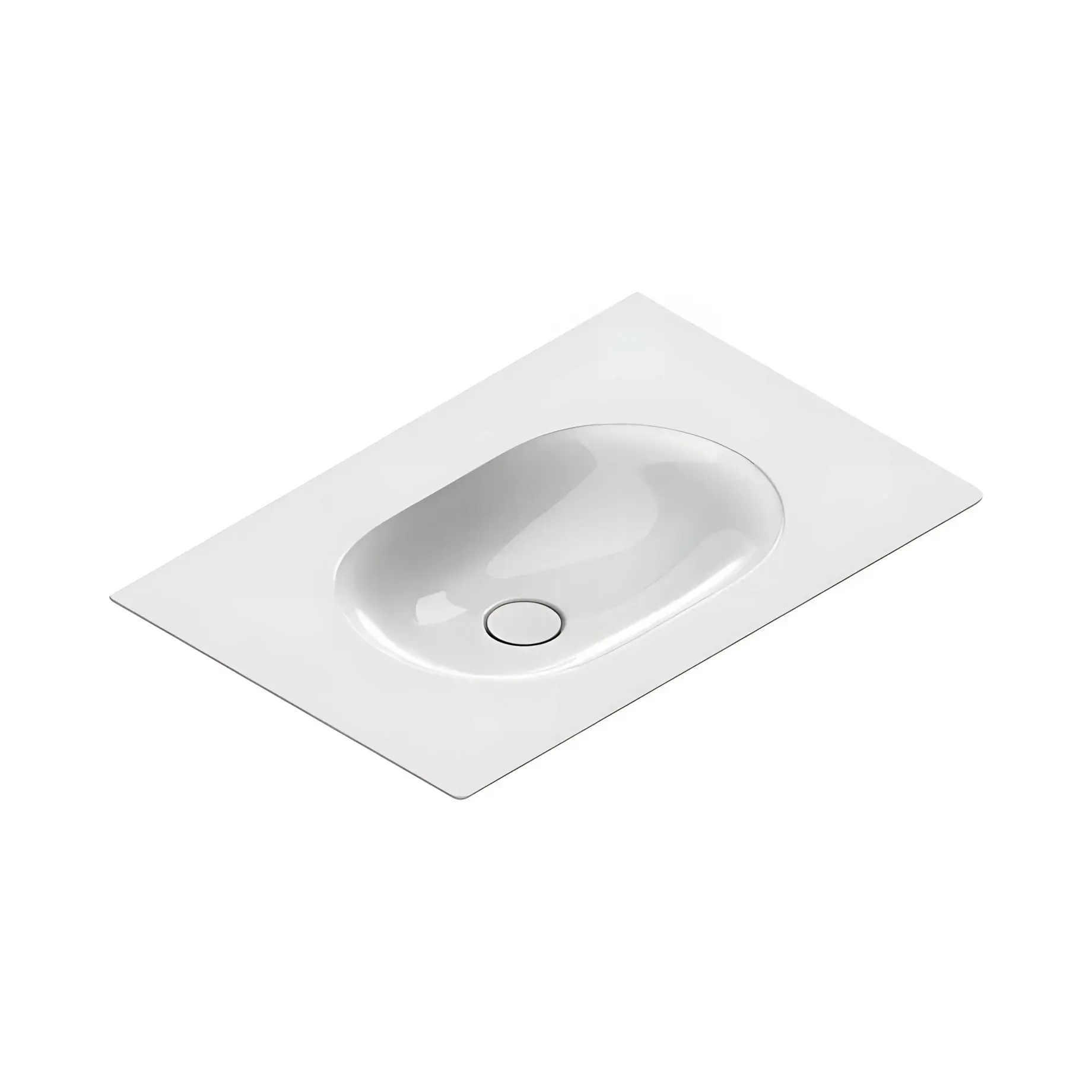 Умивальник Sfera Catalano 0520760001 Glossy White — вид на білому тлі