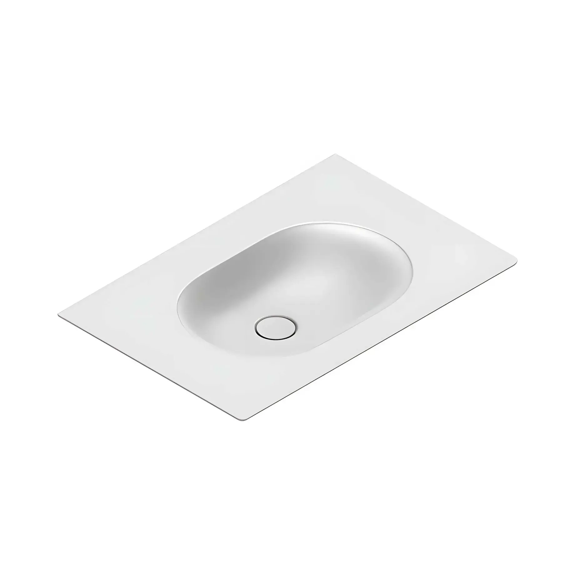 Умивальник Sfera Catalano 0520760021 Satin white — вид на білому тлі