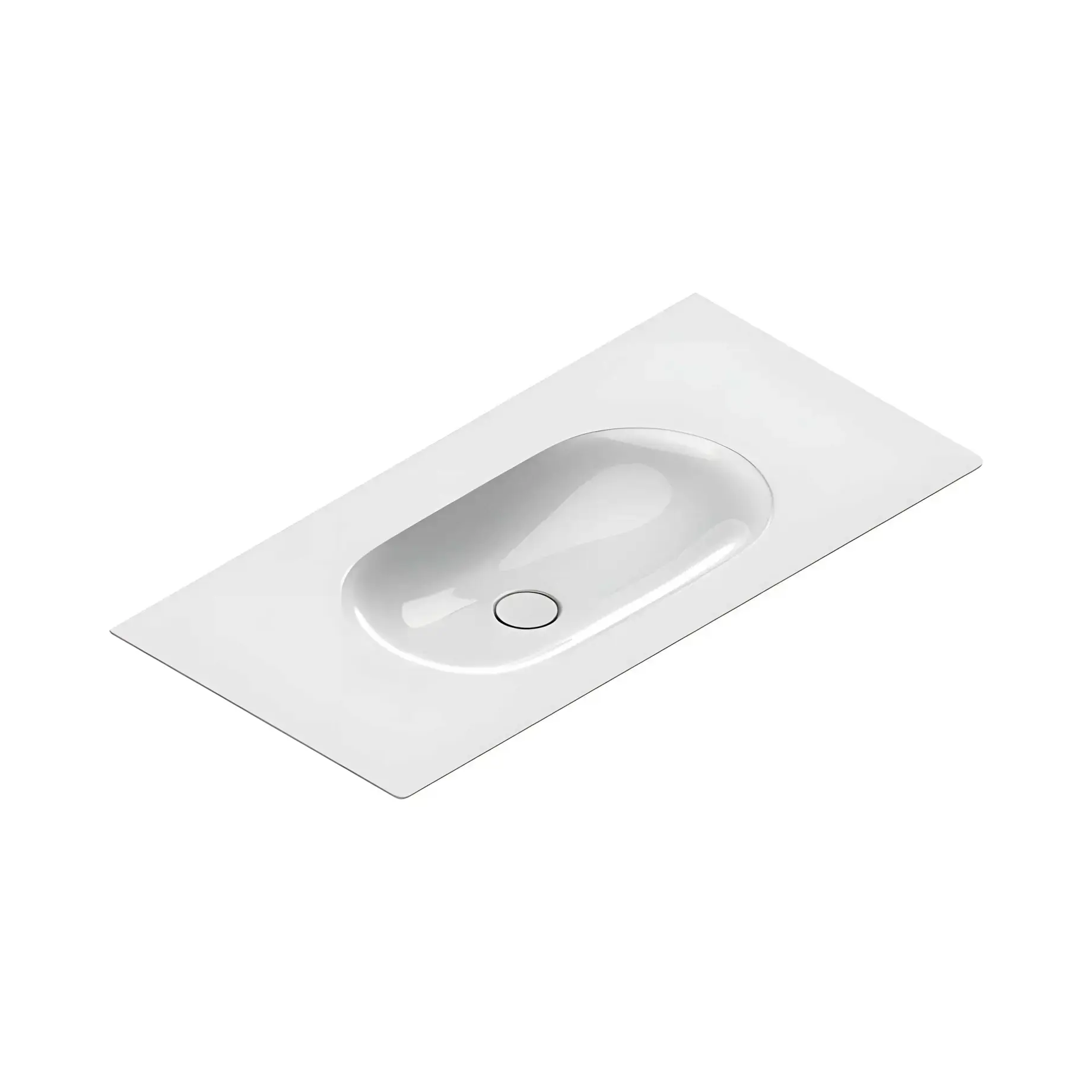 Умивальник Sfera Catalano 0521010001 Glossy White — вид на білому тлі