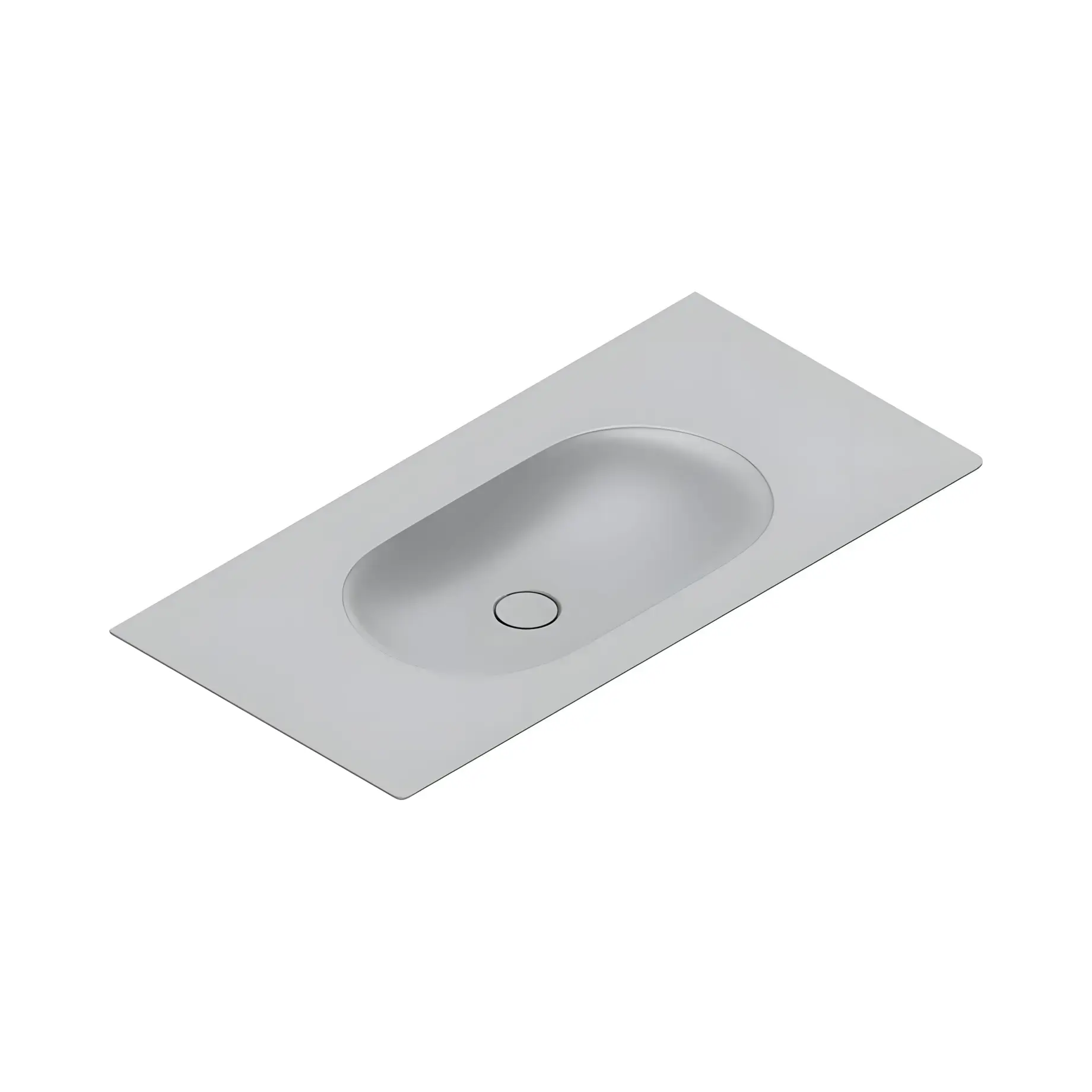 Умивальник Sfera Catalano 0521010023 Satin Cement — вид на білому тлі