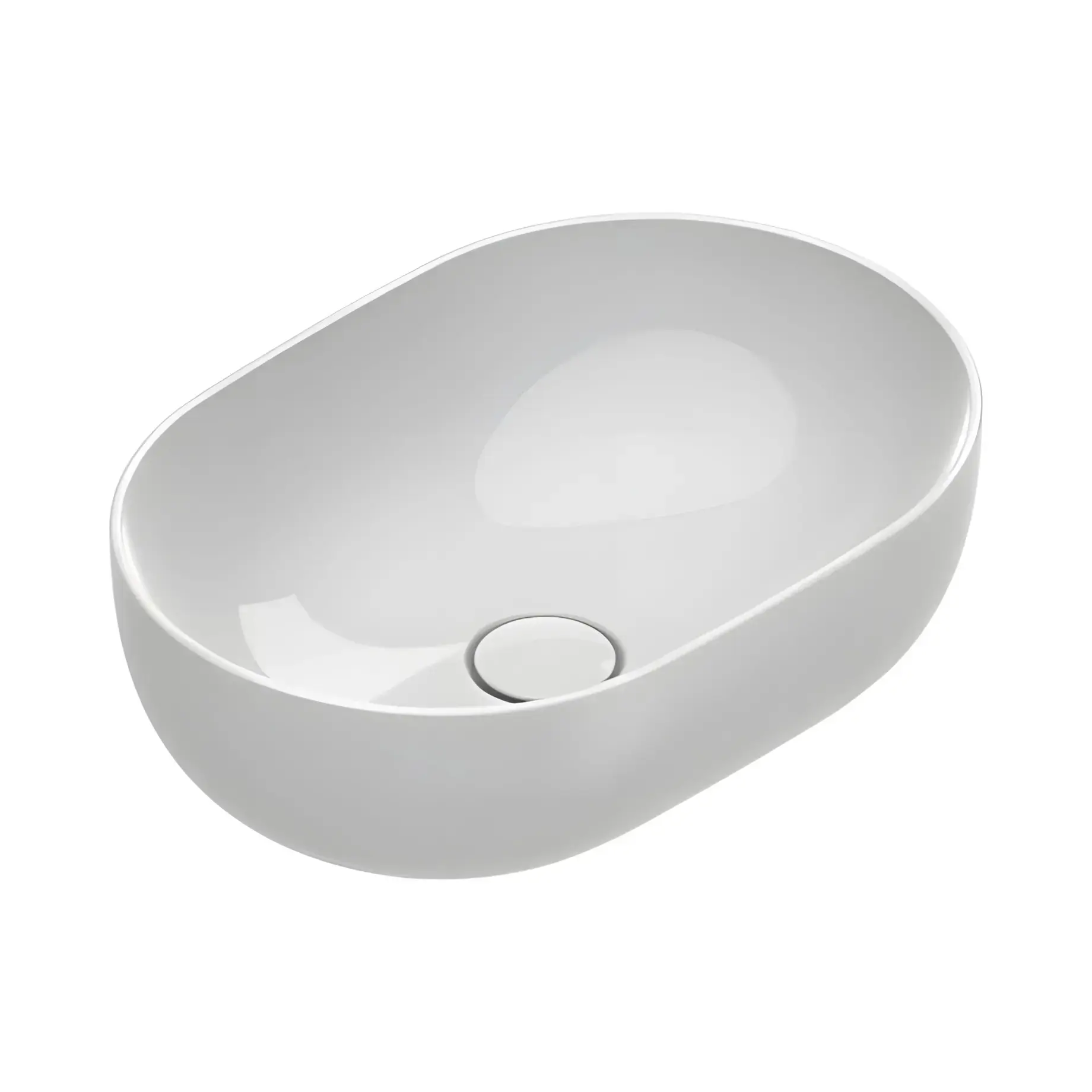 Умивальник Sfera Catalano 0522500001 Glossy White — вид на білому тлі