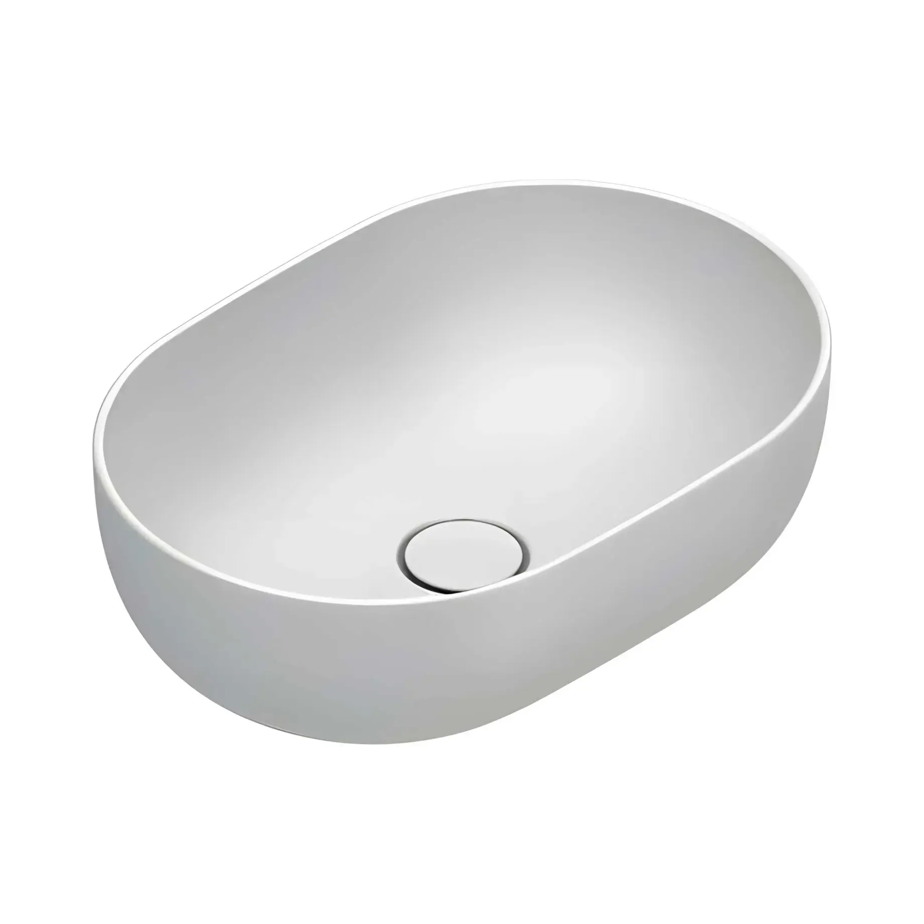 Умивальник Sfera Catalano 0522500021 Satin white — вид на білому тлі