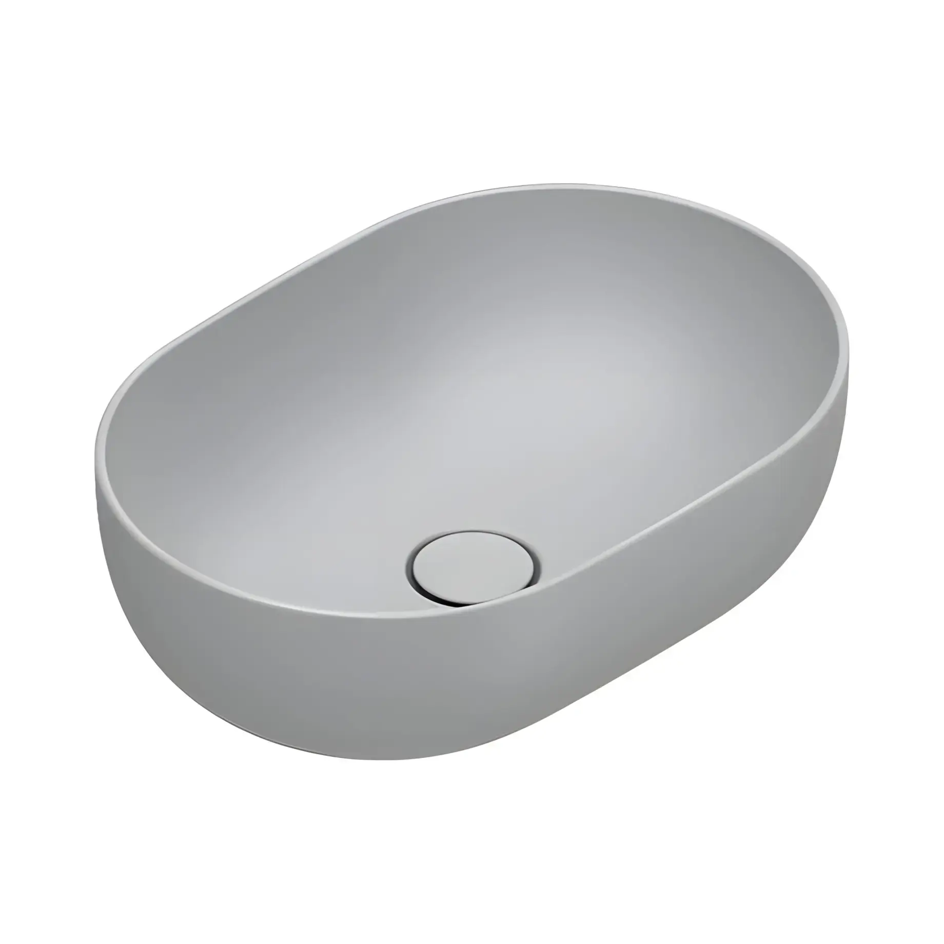 Умивальник Sfera Catalano 0522500023 Satin Cement — вид на білому тлі
