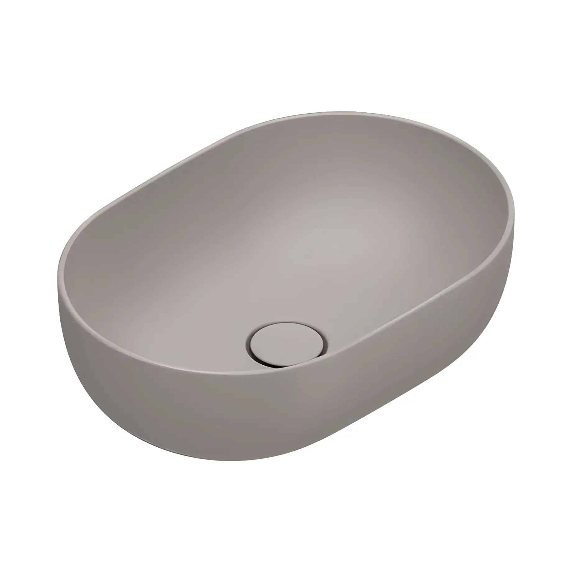 Умивальник Sfera Catalano 0522500032 Satin Dove Grey — вид на білому тлі