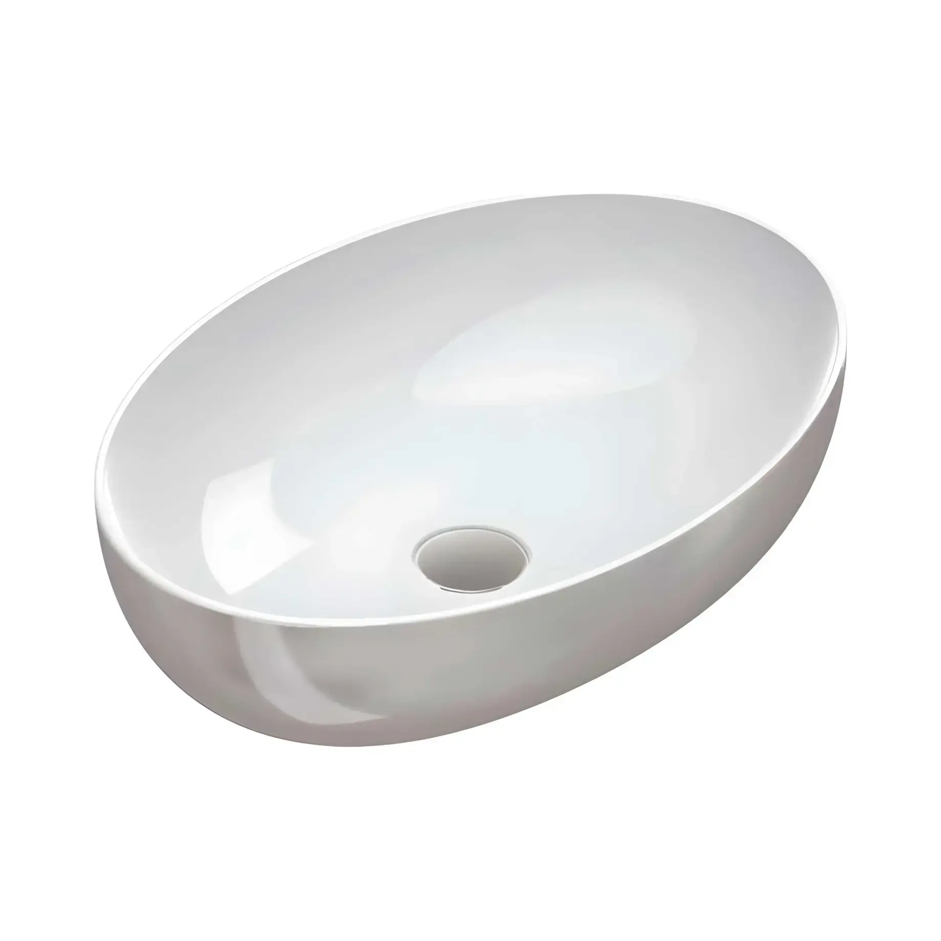 Умивальник Sfera Catalano 0522600041 White / Gold — вид на білому тлі