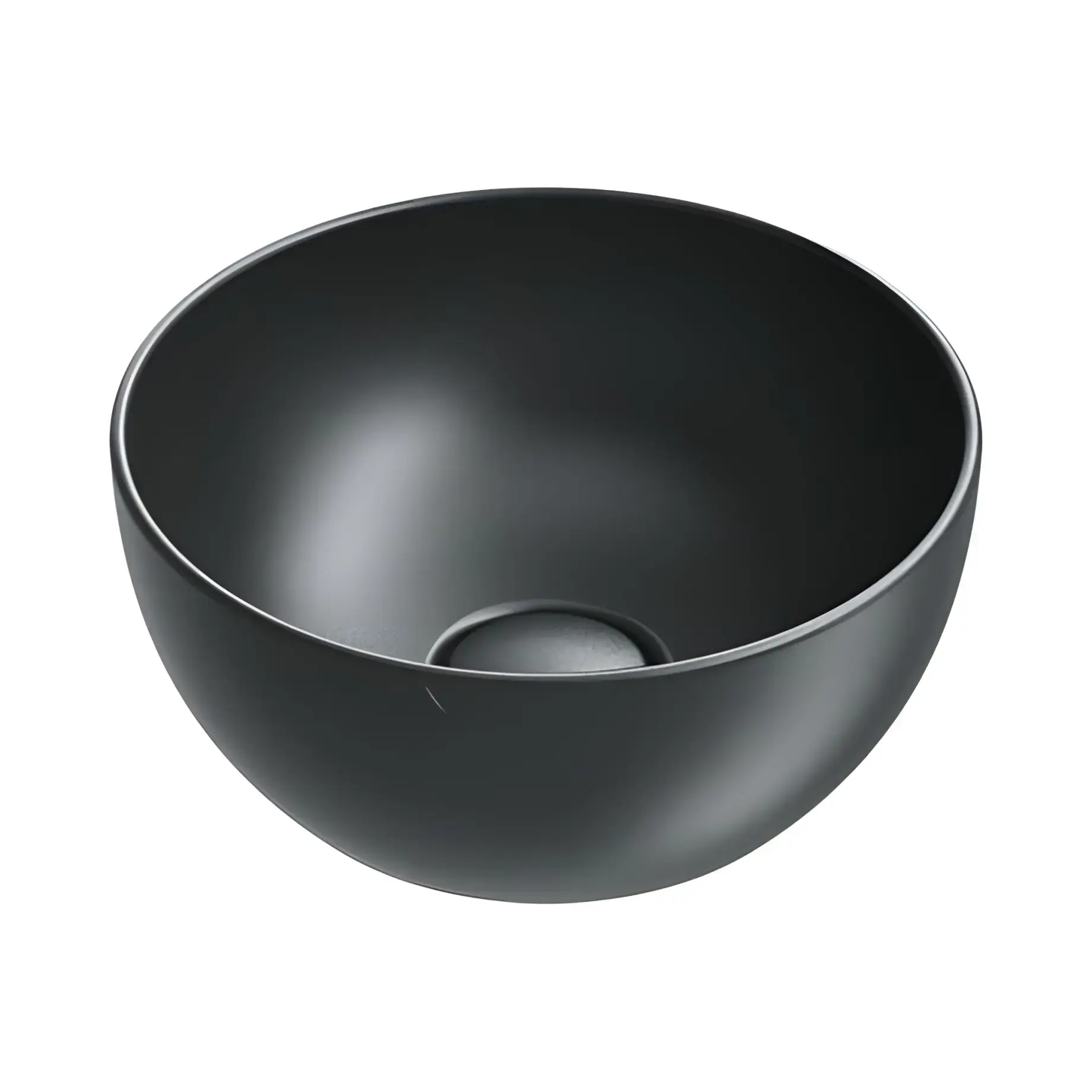 Умивальник Sfera Catalano 0523320022 Satin black — вид на білому тлі
