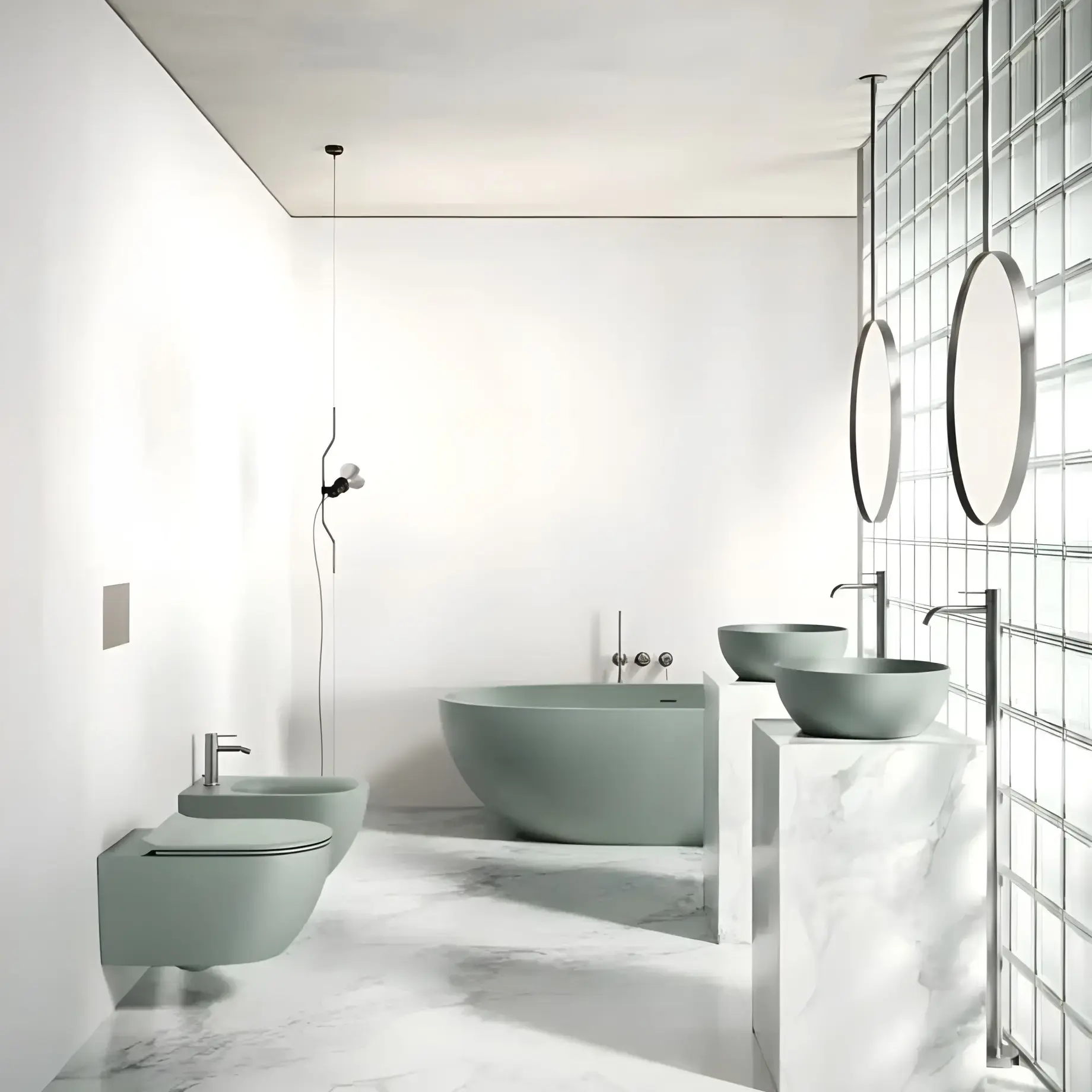 Умивальник Sfera Catalano 0523430028 Acqua — вид спереду
