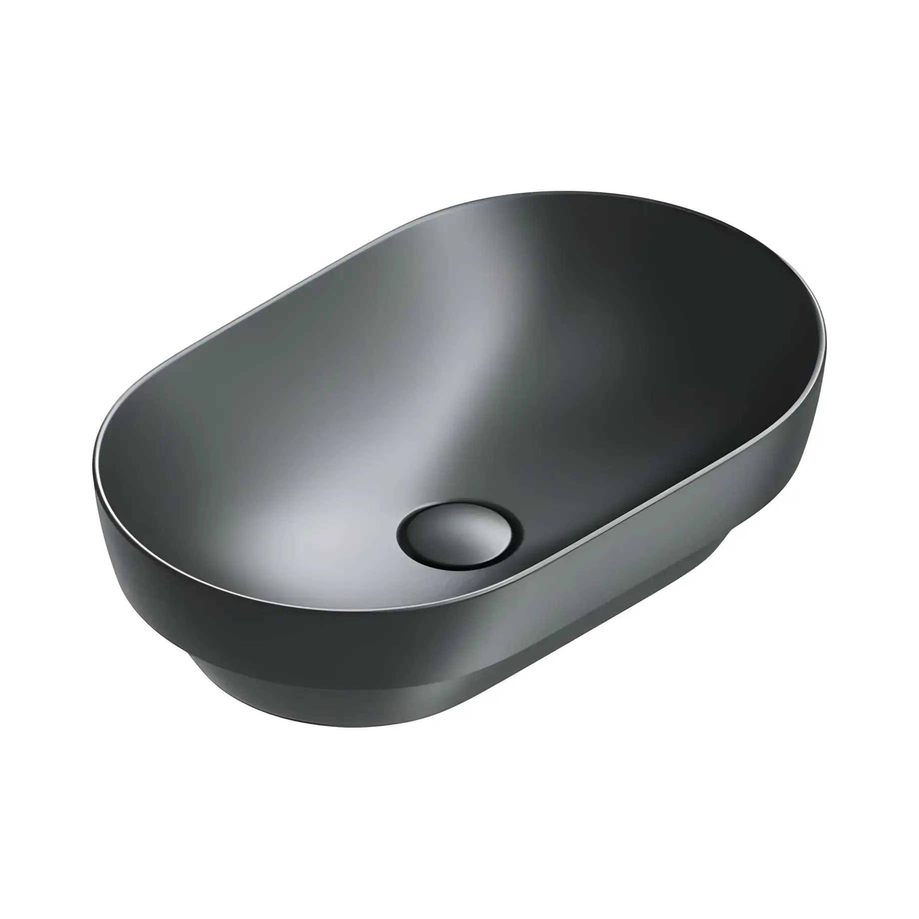 Умивальник Sfera Catalano 0524550022 Satin black — вид на білому тлі