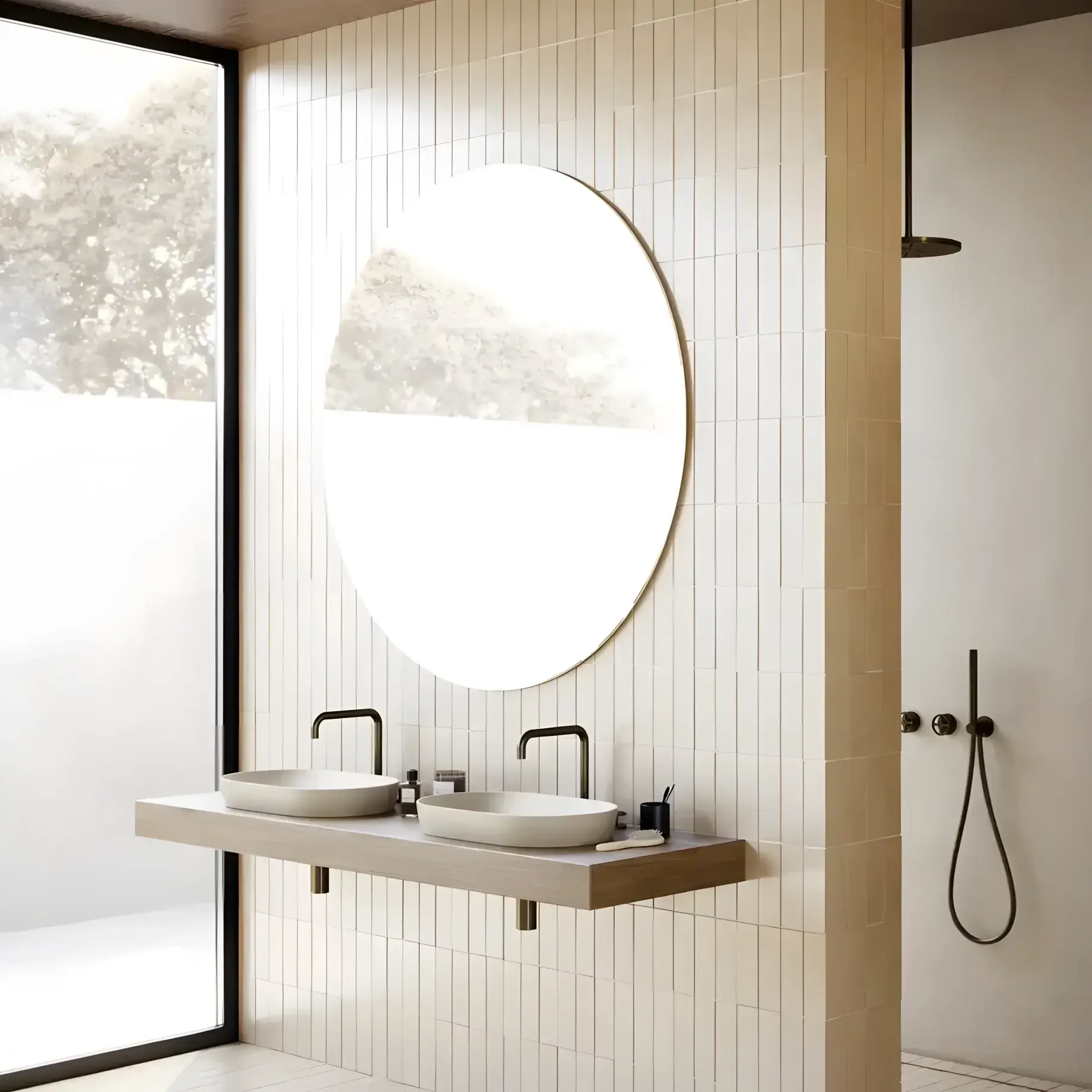 Умивальник Sfera Catalano 0524550029 Satin Sand — бічний ракурс