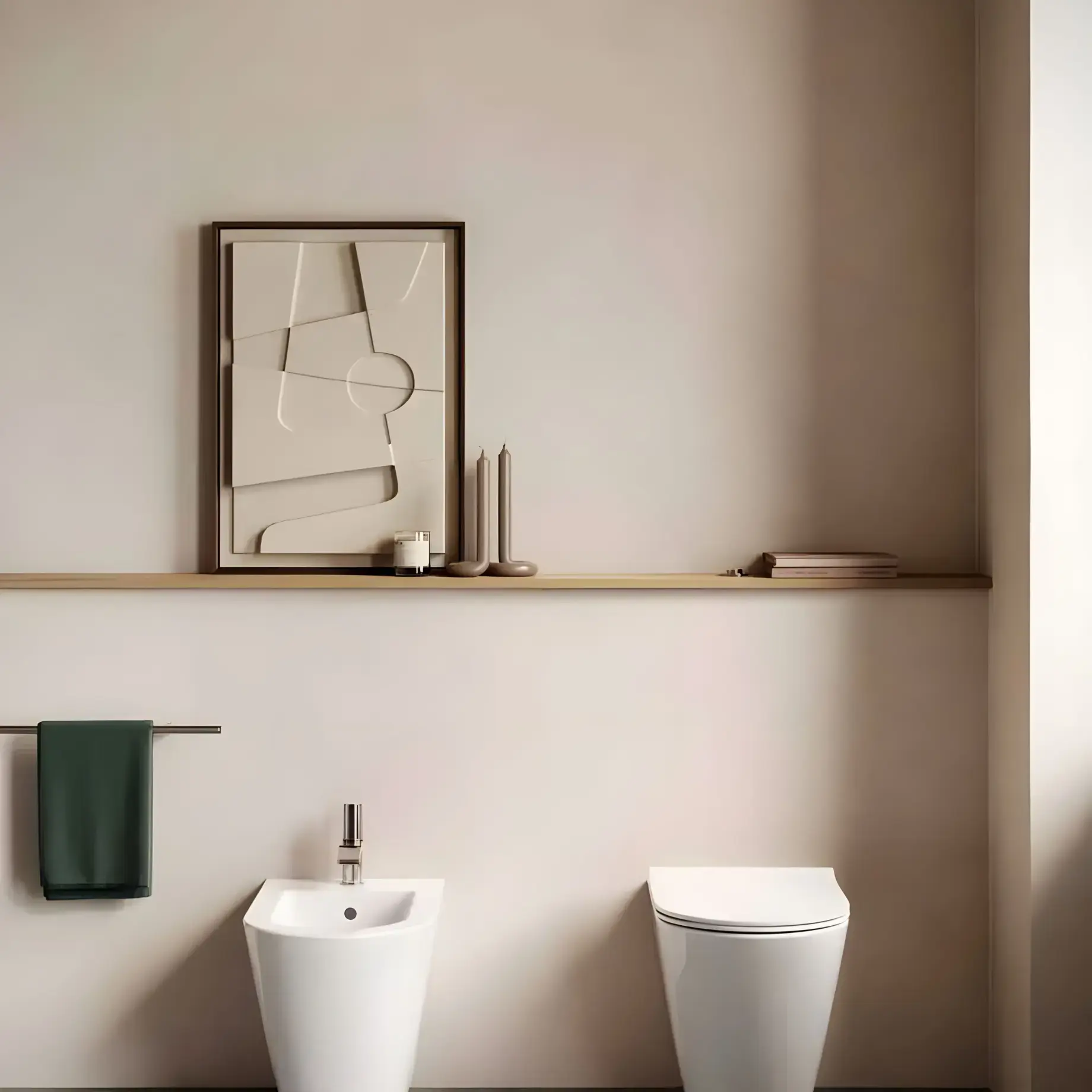 Унітаз підлоговий Zero Catalano 0114550021 + 0551200021 Bianco Satinato — вид спереду