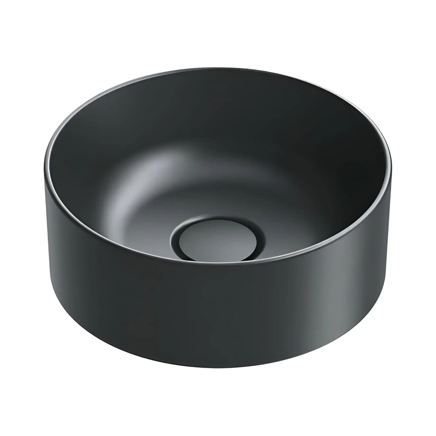 Умивальник Zero Catalano 0122320022 Satin black — вид на білому тлі