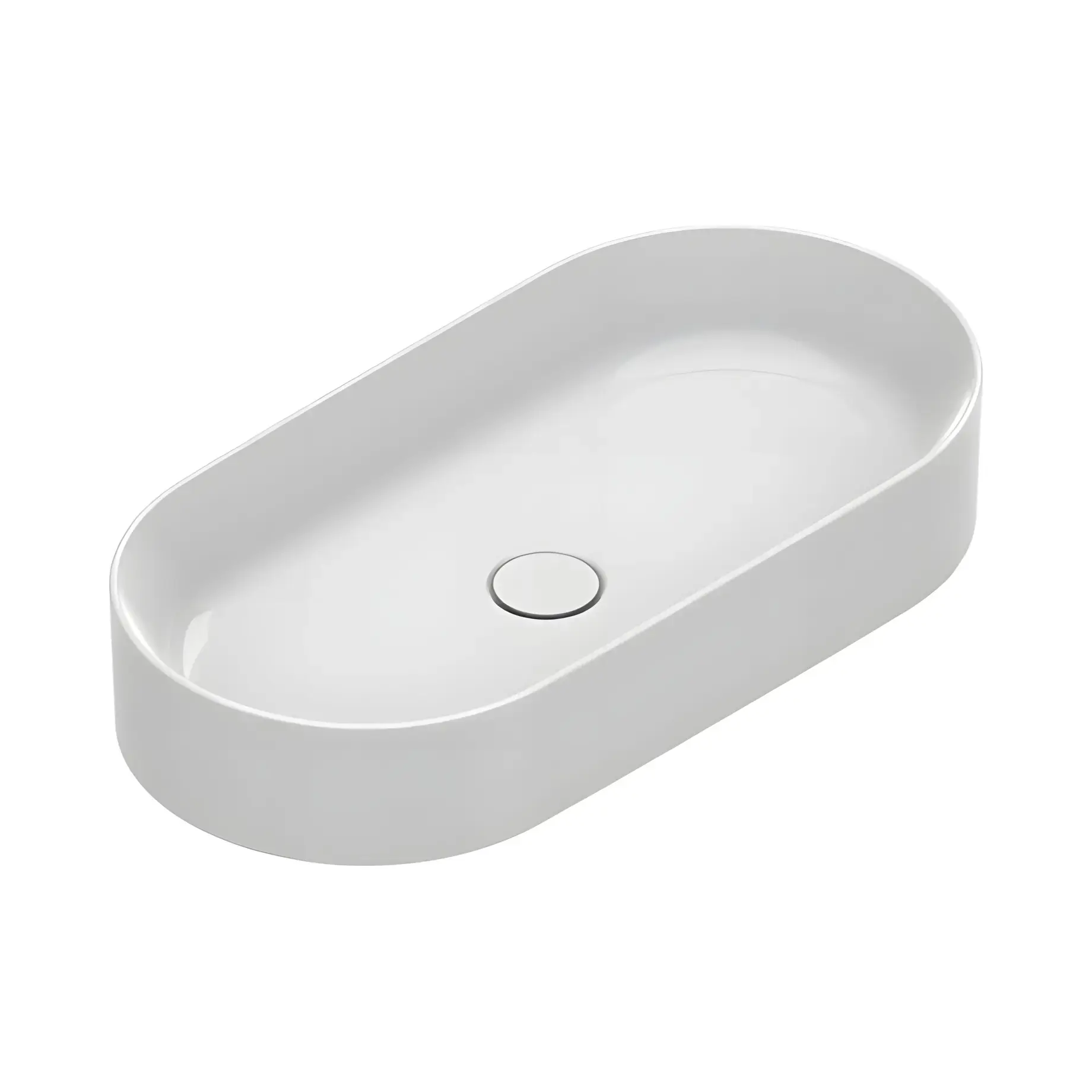 Умивальник Zero Catalano 0122700001 Glossy White — вид на білому тлі